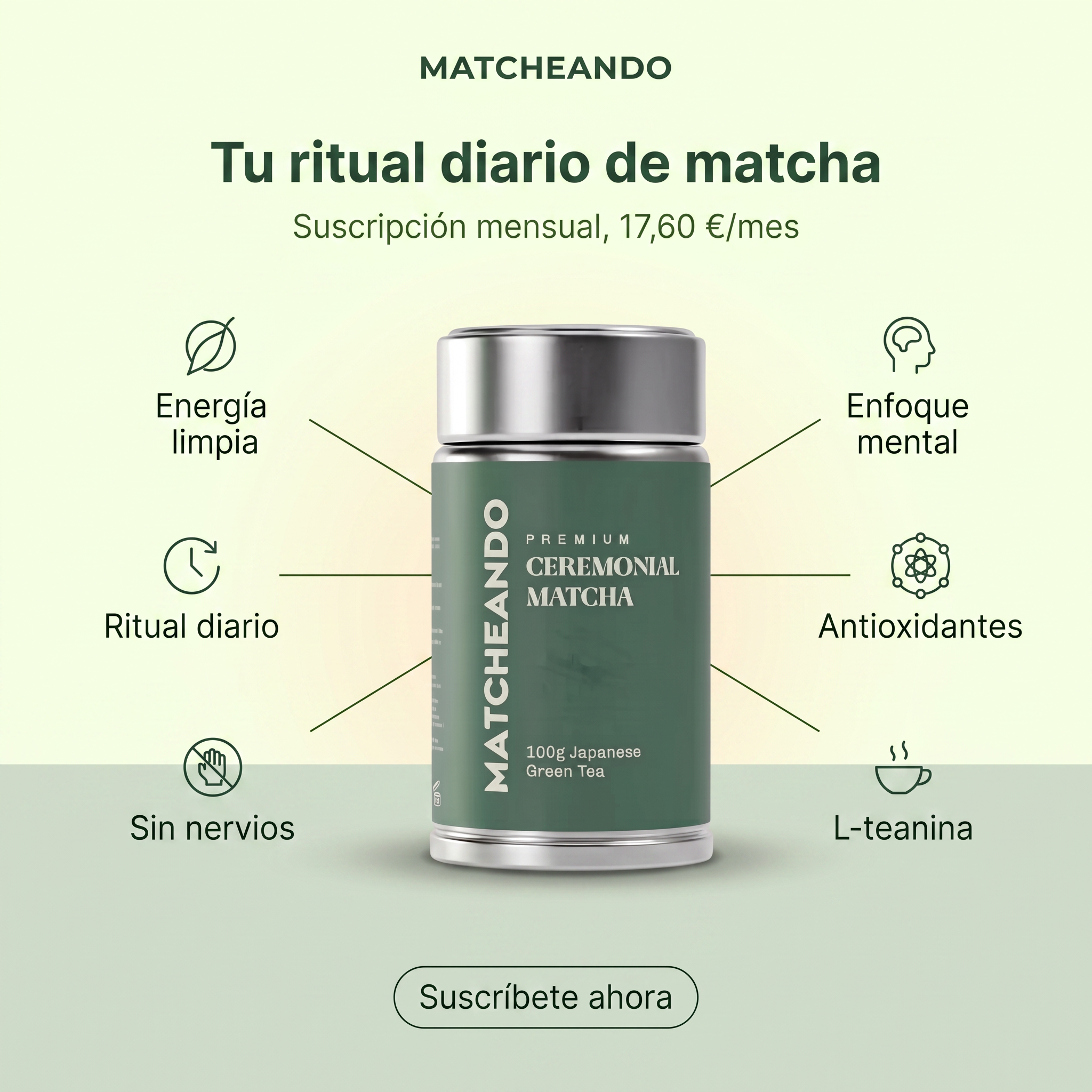 Matcheando Facebook ad: Tu ritual diario de matcha