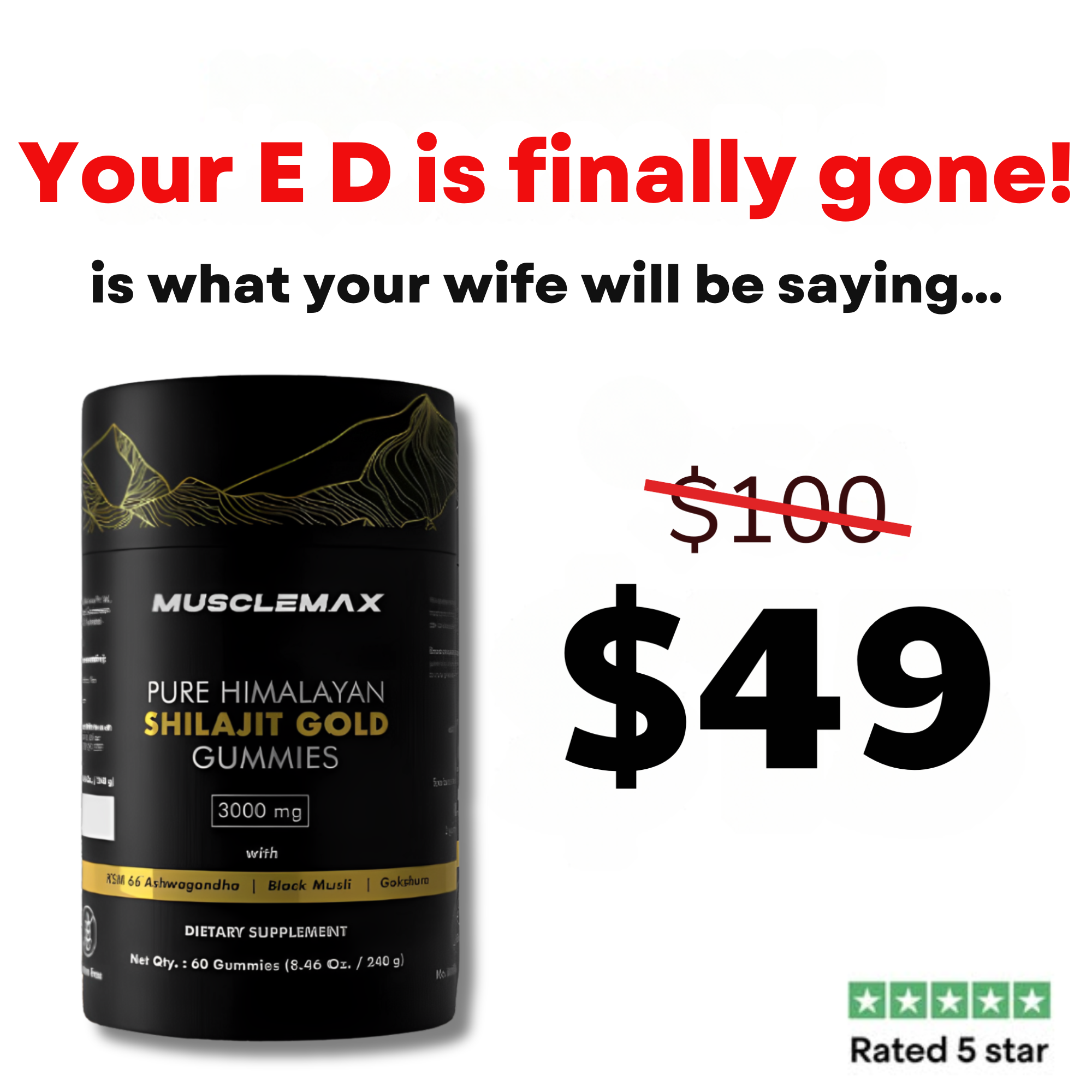 Try MuscleMax Facebook ad