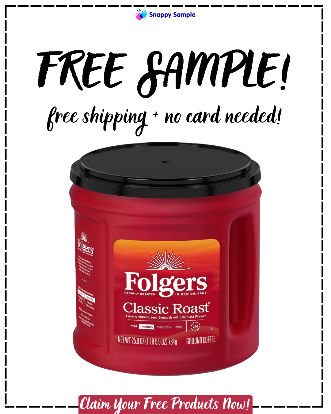 Sample Mania Facebook ad