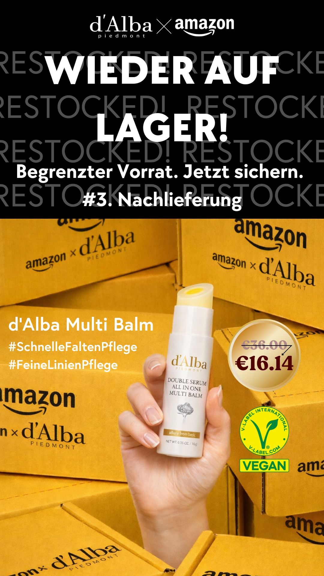 Addictedtomakeup Facebook ad: 3. Wieder auf Lager!