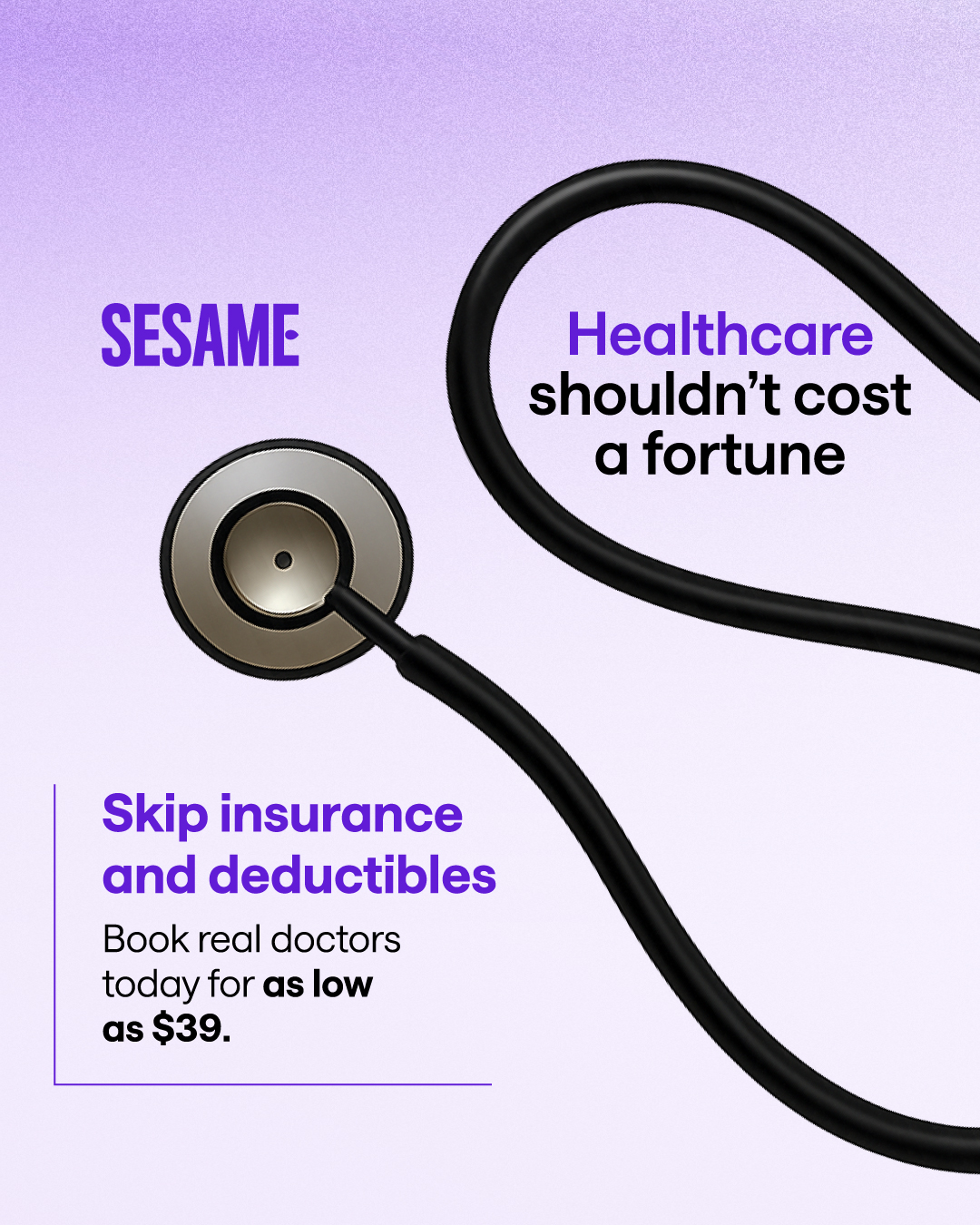 Sesame Facebook ad