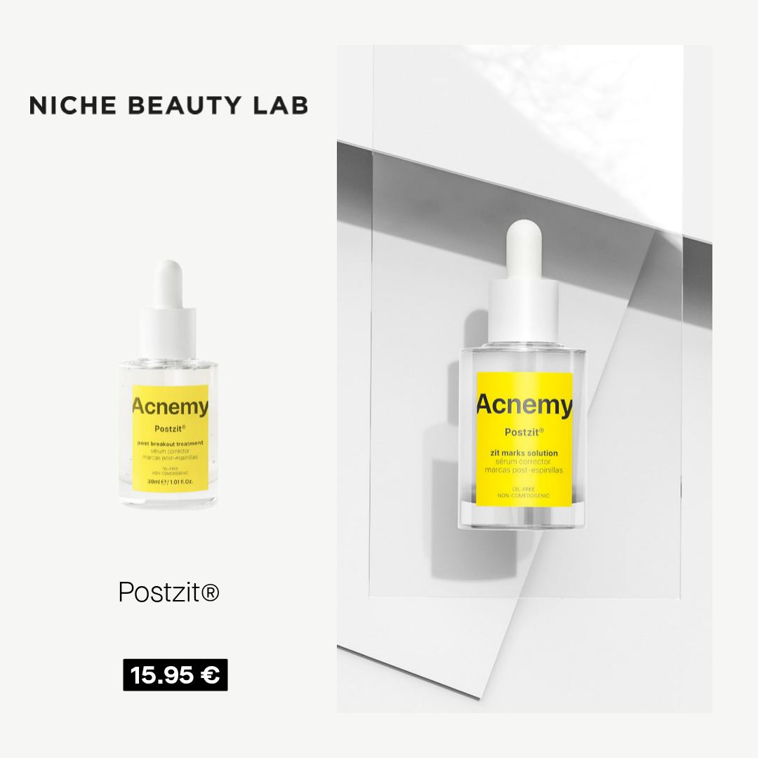 Niche Beauty Lab Facebook ad: Verändere das Erscheinungsbild von zu Akne neigender Haut…