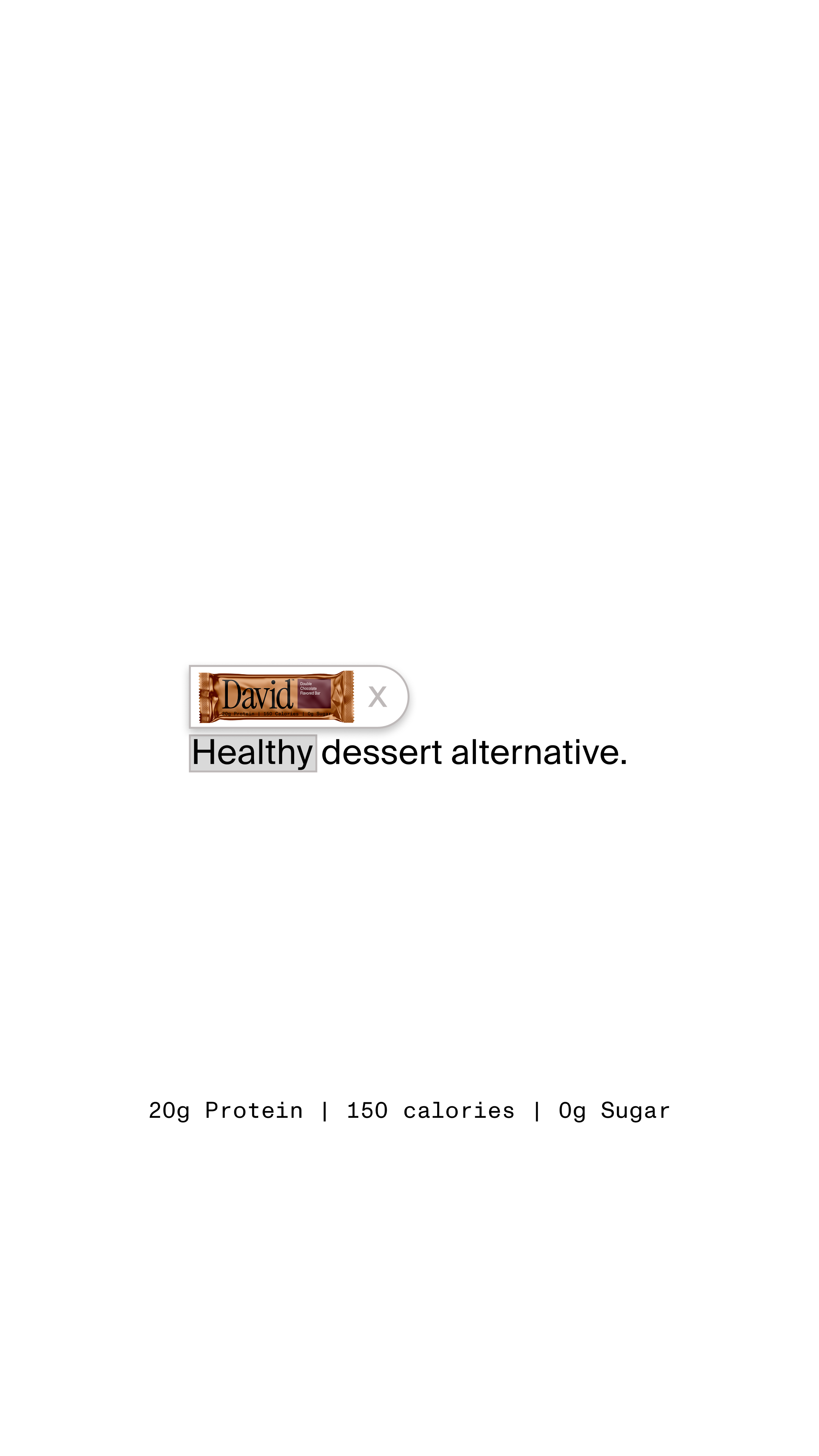 David Protein Facebook ad