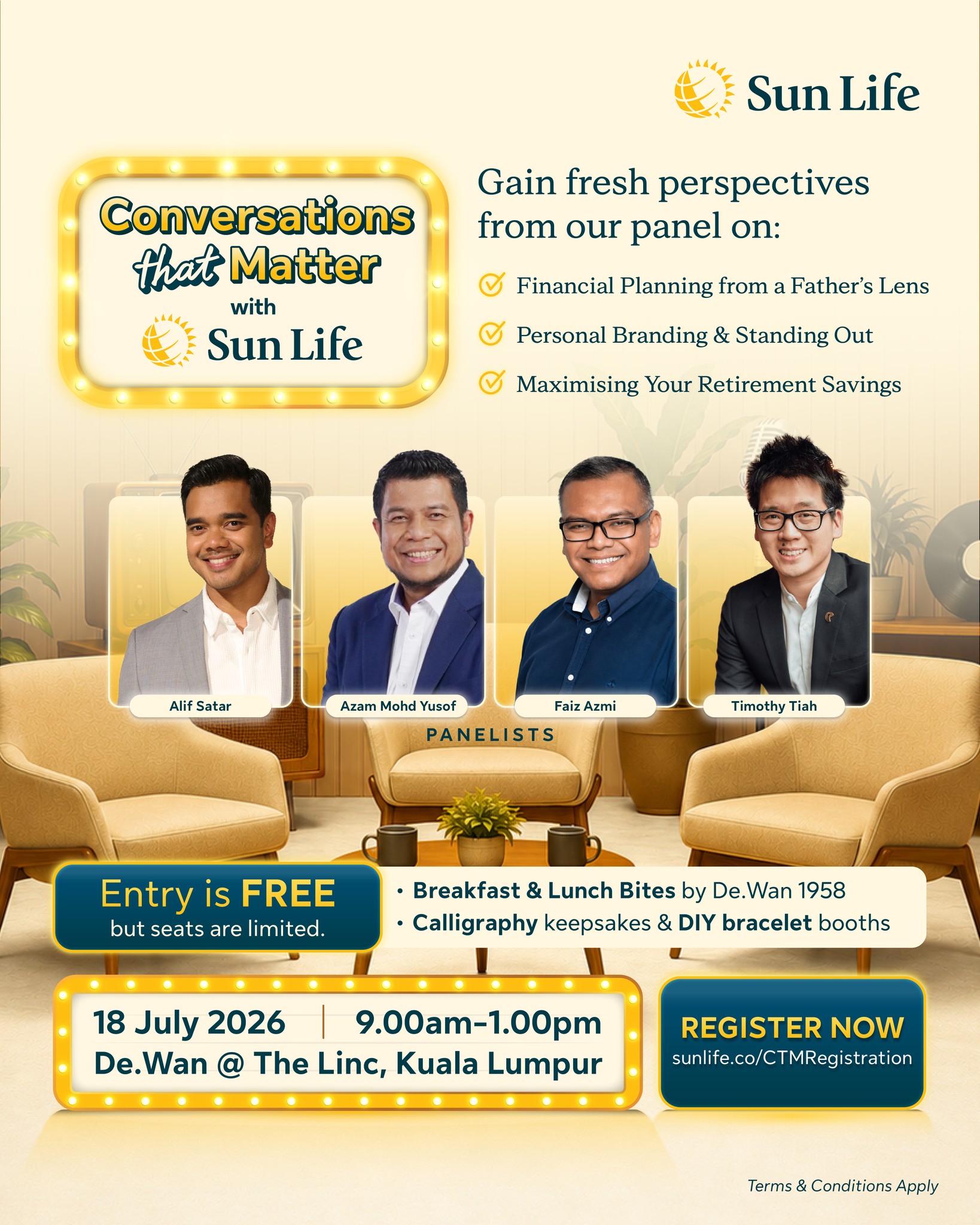 Sun Life Malaysia Facebook ad: Conversations That Matter Event | Sun Life Malaysia