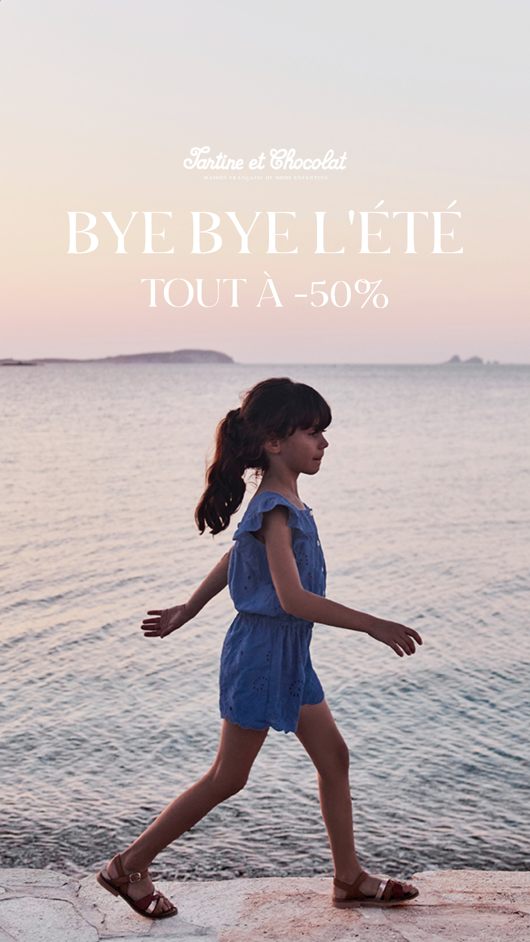 Tartine et Chocolat Facebook ad: BYE BYE L’ÉTÉ