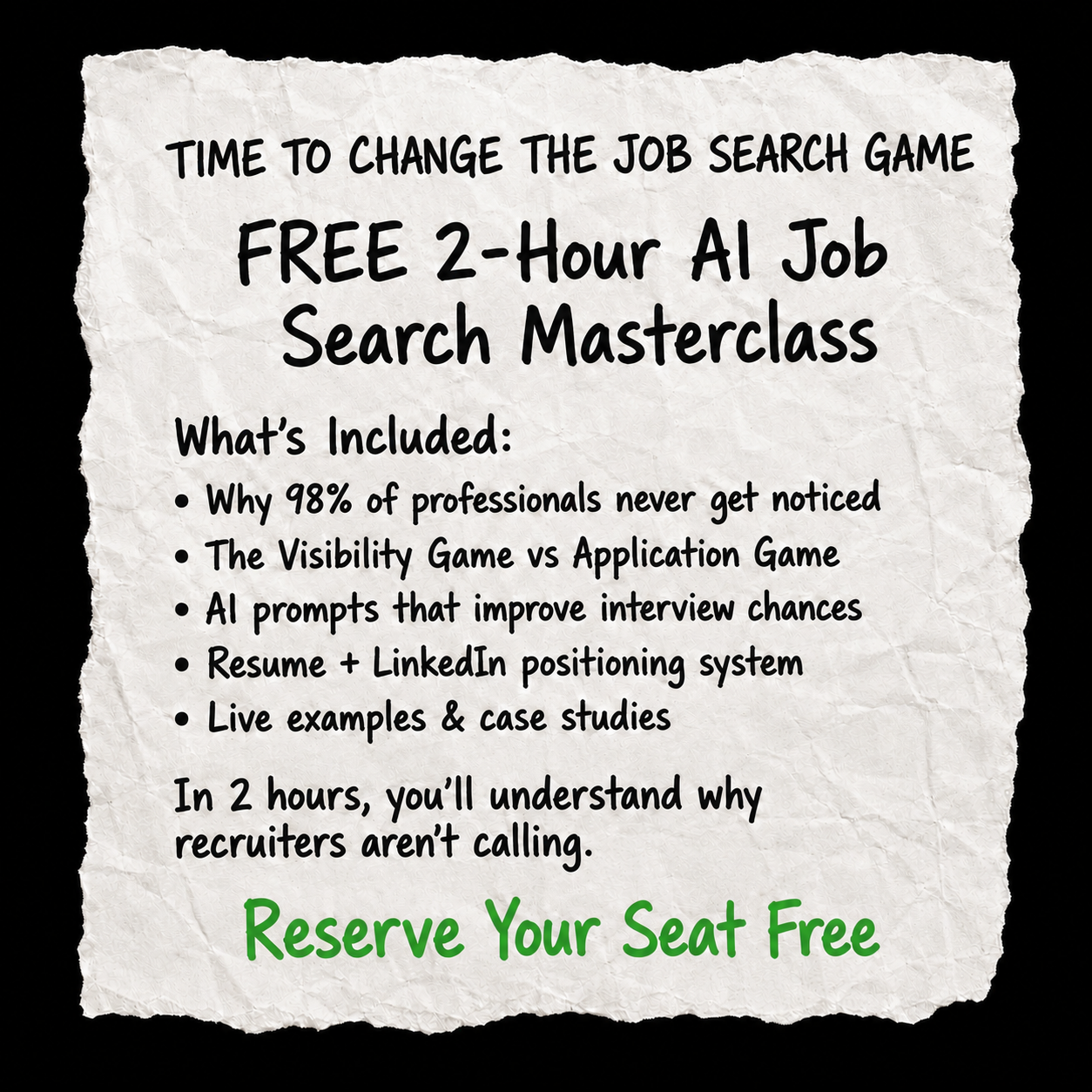 Vikram Anand Facebook ad: Land your dream job with AI