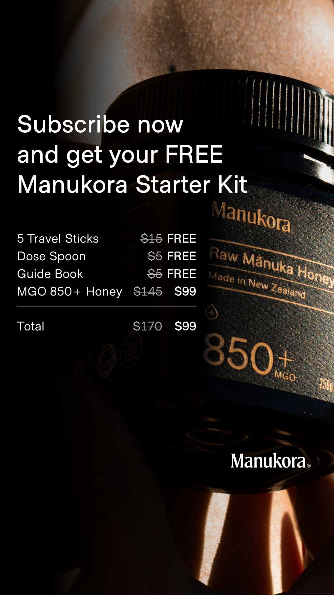 Manukora Facebook ad