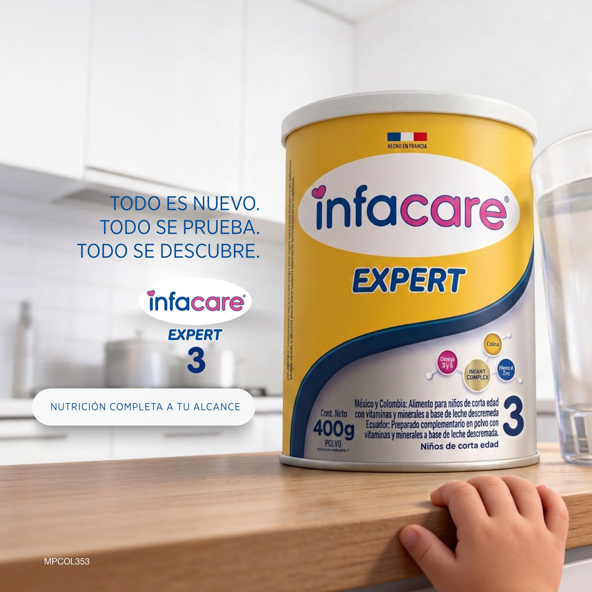 Infacare Expert Facebook ad: Cuando todo es nuevo, cada experiencia cuenta.
