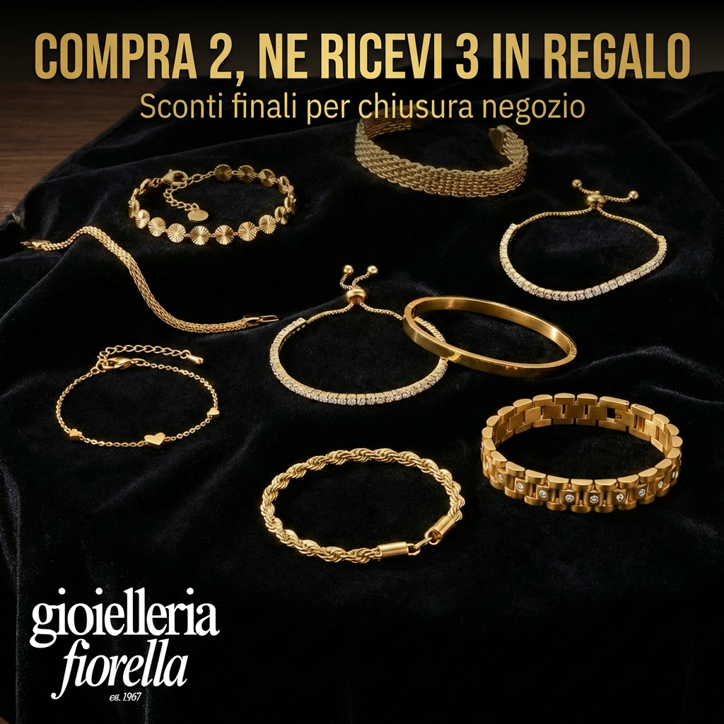 Gioielleria Fiorella Facebook ad: Gioielli senza tempo con grandi sconti a partire da soli 30€