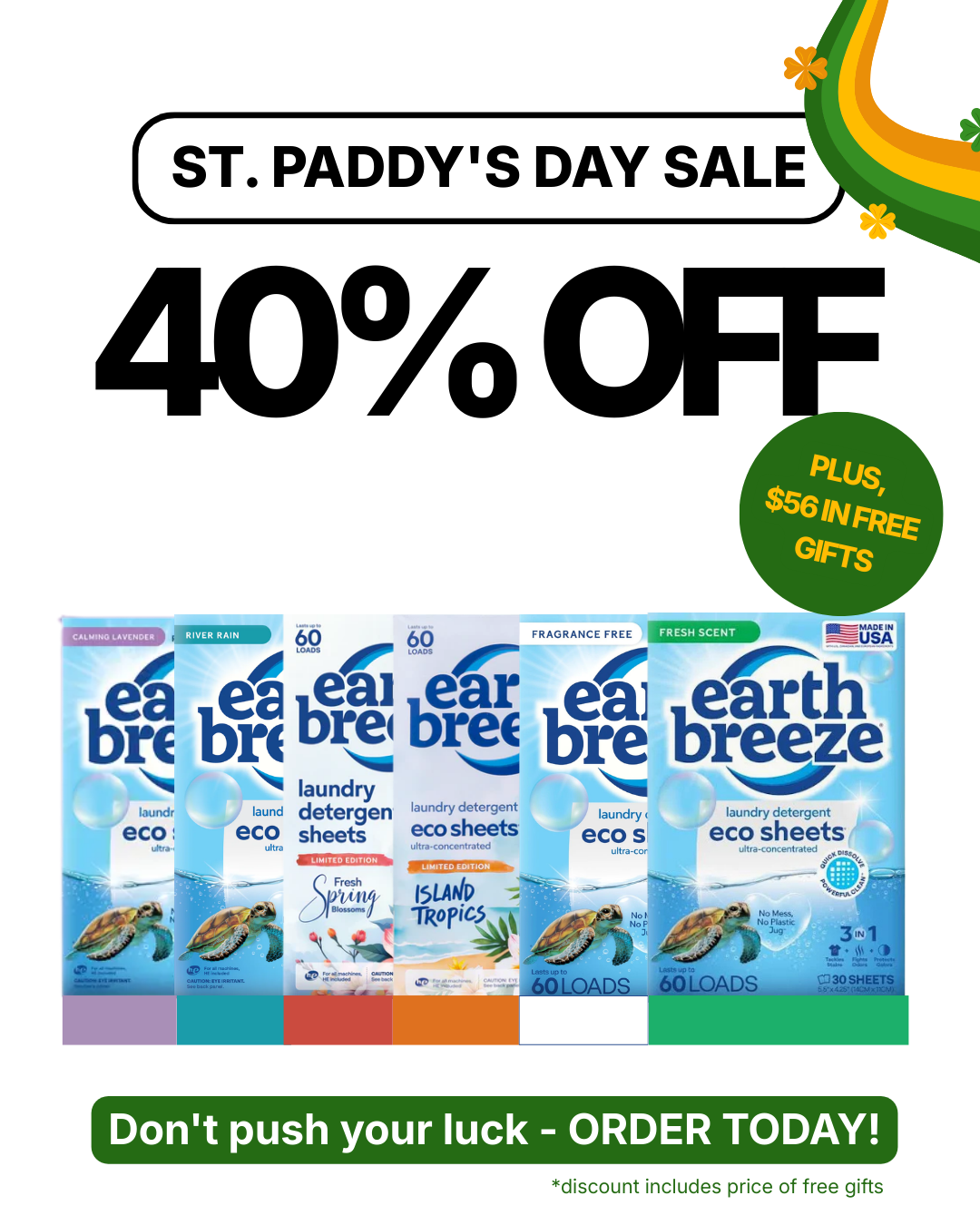 Earth Breeze Facebook ad