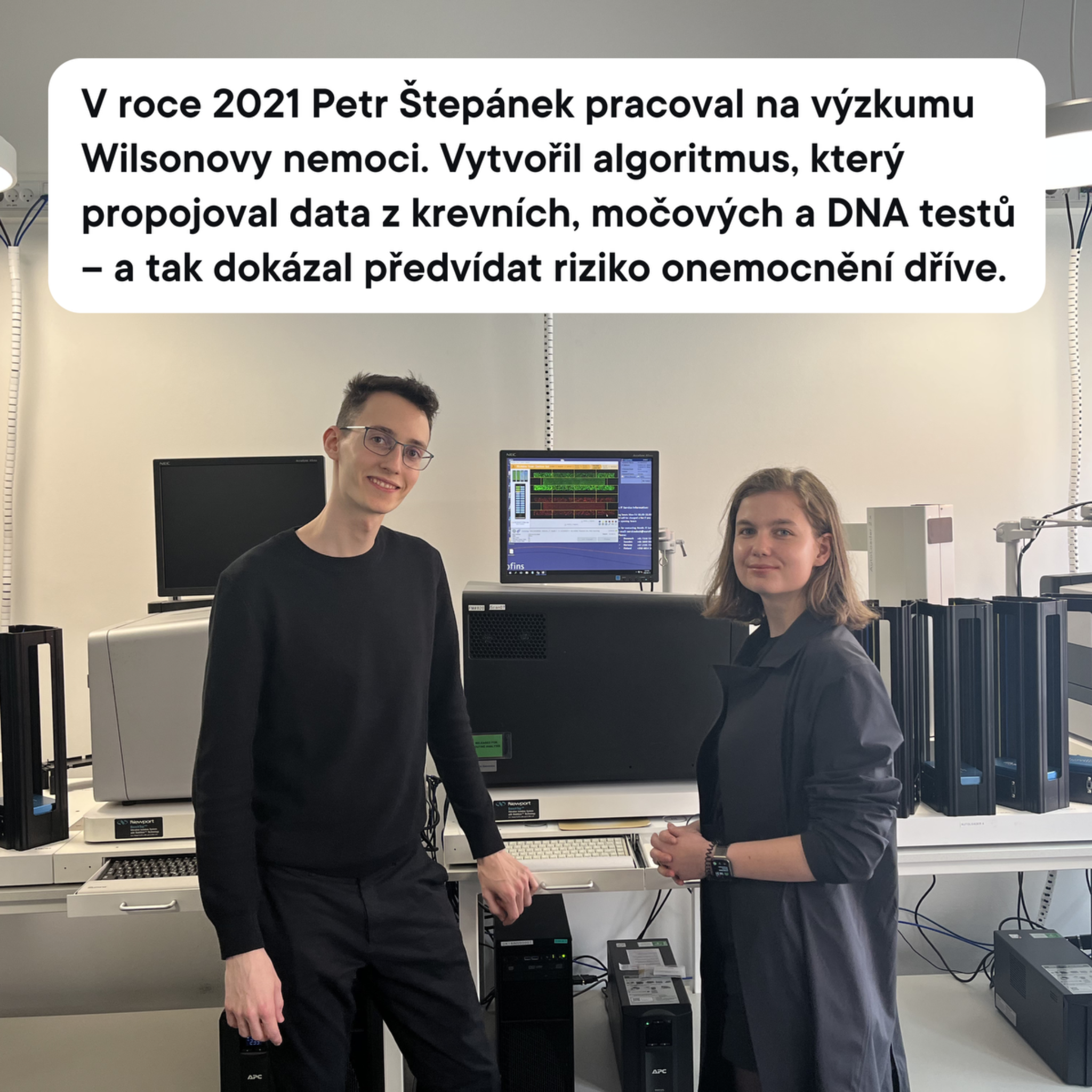 Macromo Facebook ad: Tvá DNA skrývá důležité zdravotní informace.