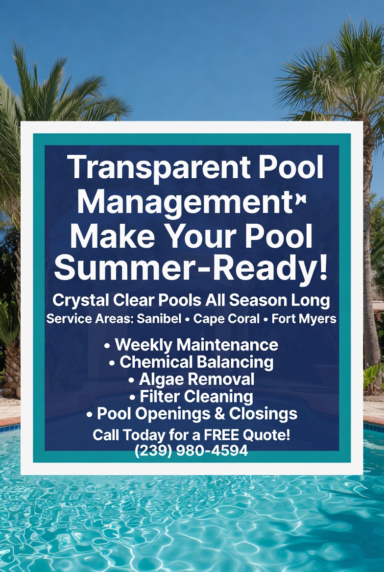 Transparent Pool Management  Facebook ad