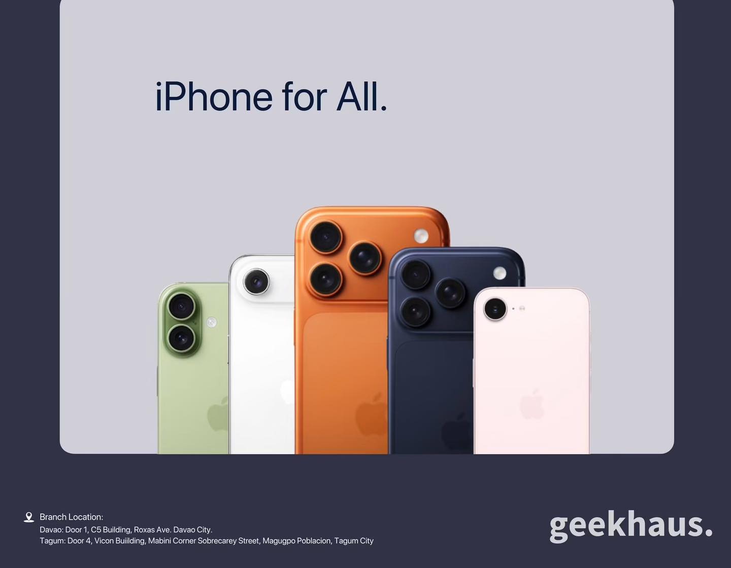 Geekhaus - Tagum Branch Facebook ad
