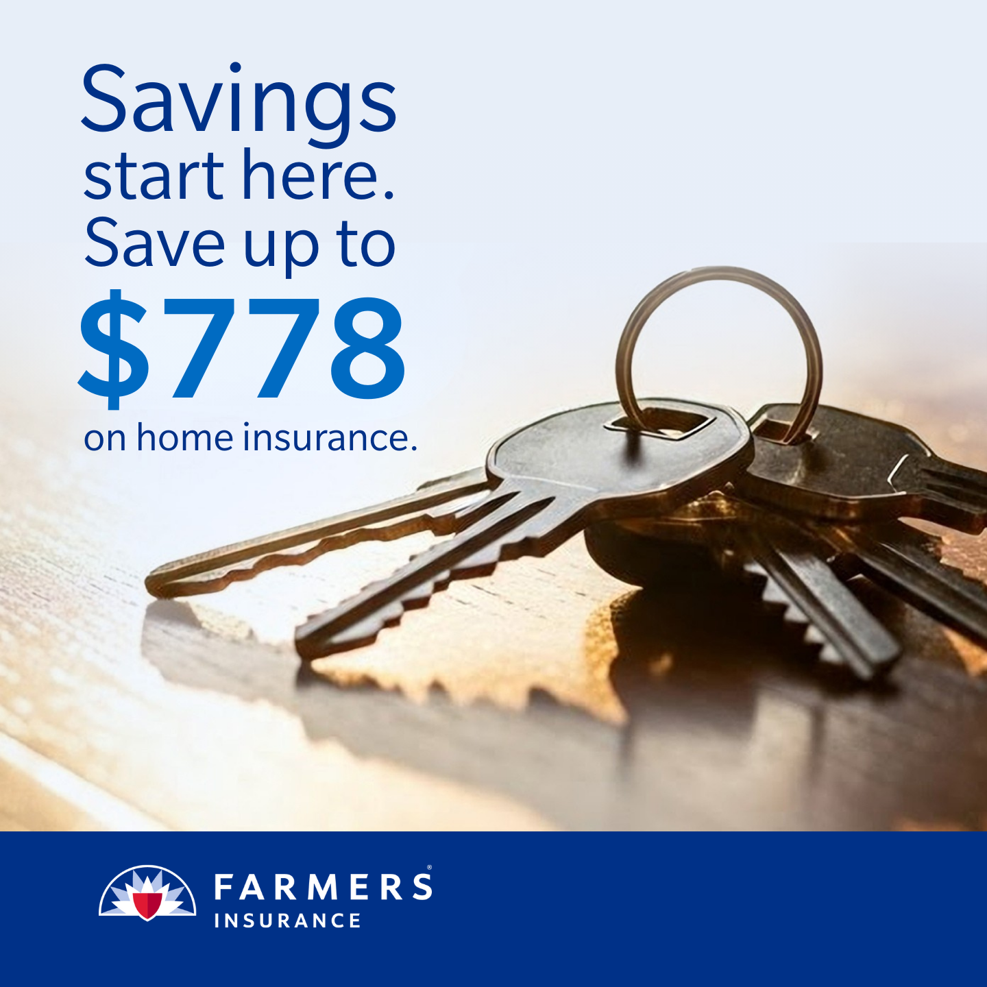 Farmers Insurance Facebook ad