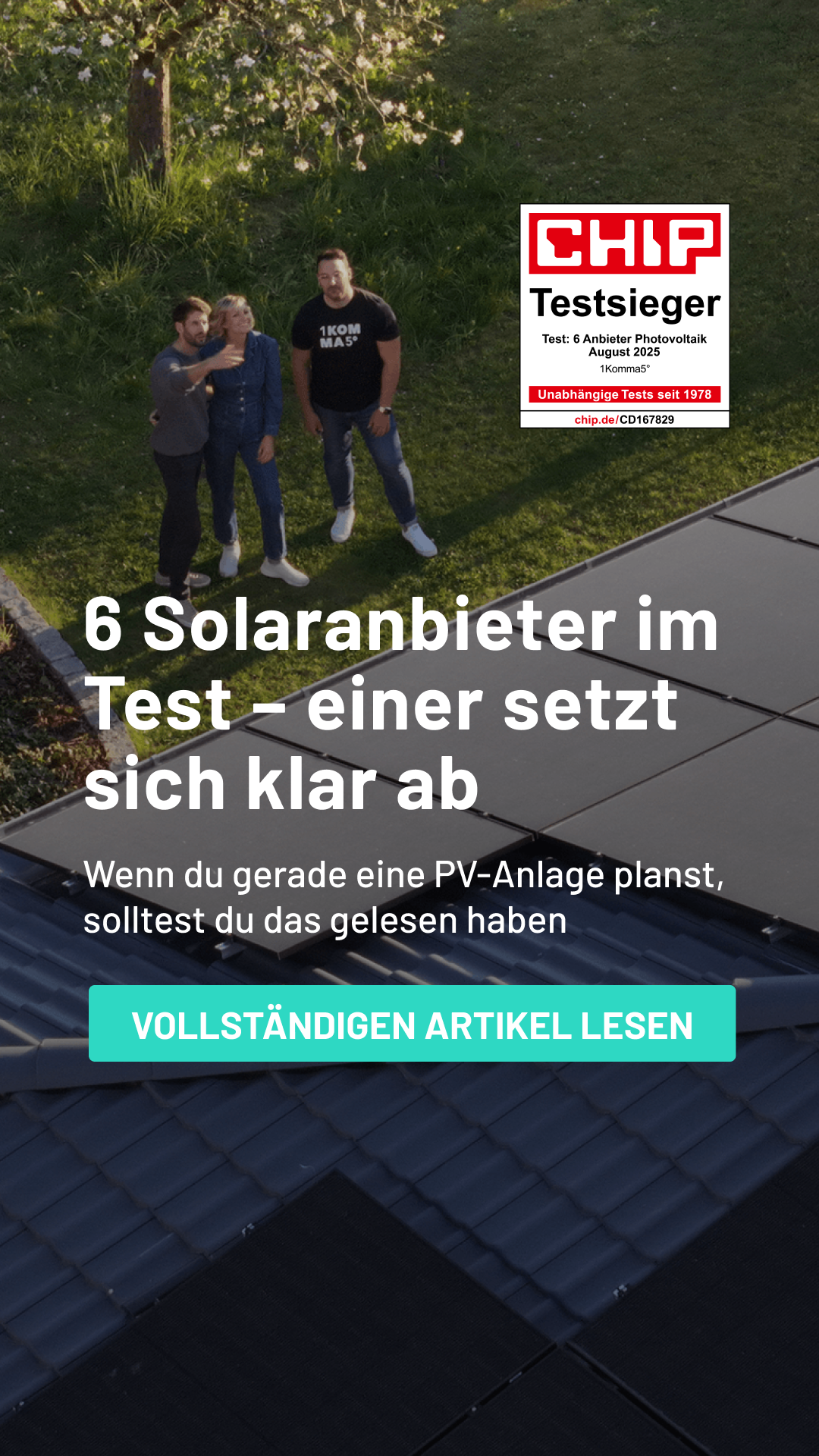 1KOMMA5GRAD Facebook ad