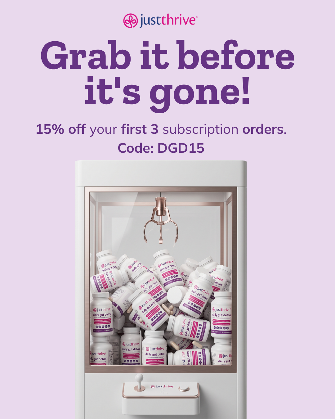 Just Thrive Facebook ad
