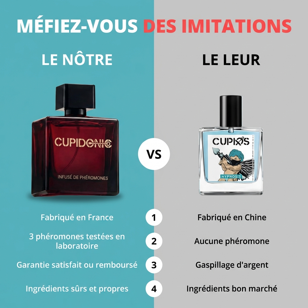Cupidonic Facebook ad: Le Secret de La Séduction