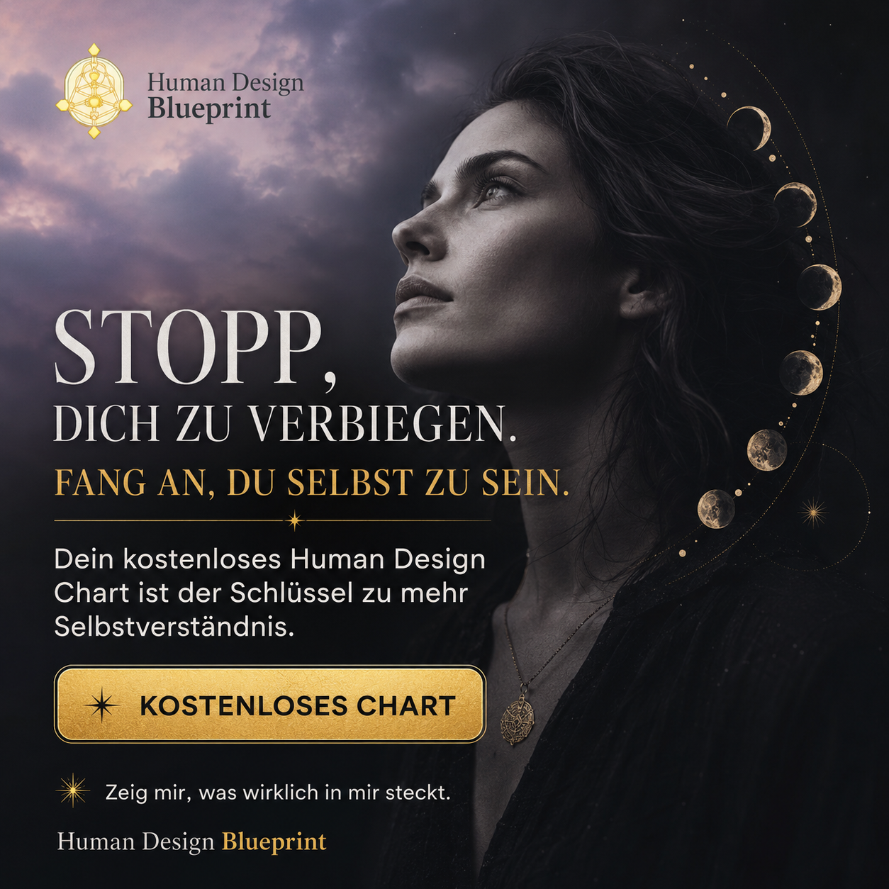 Human Design Blueprint - Das Original Facebook ad: Dein Design. Deine Regeln. Dein Leben.