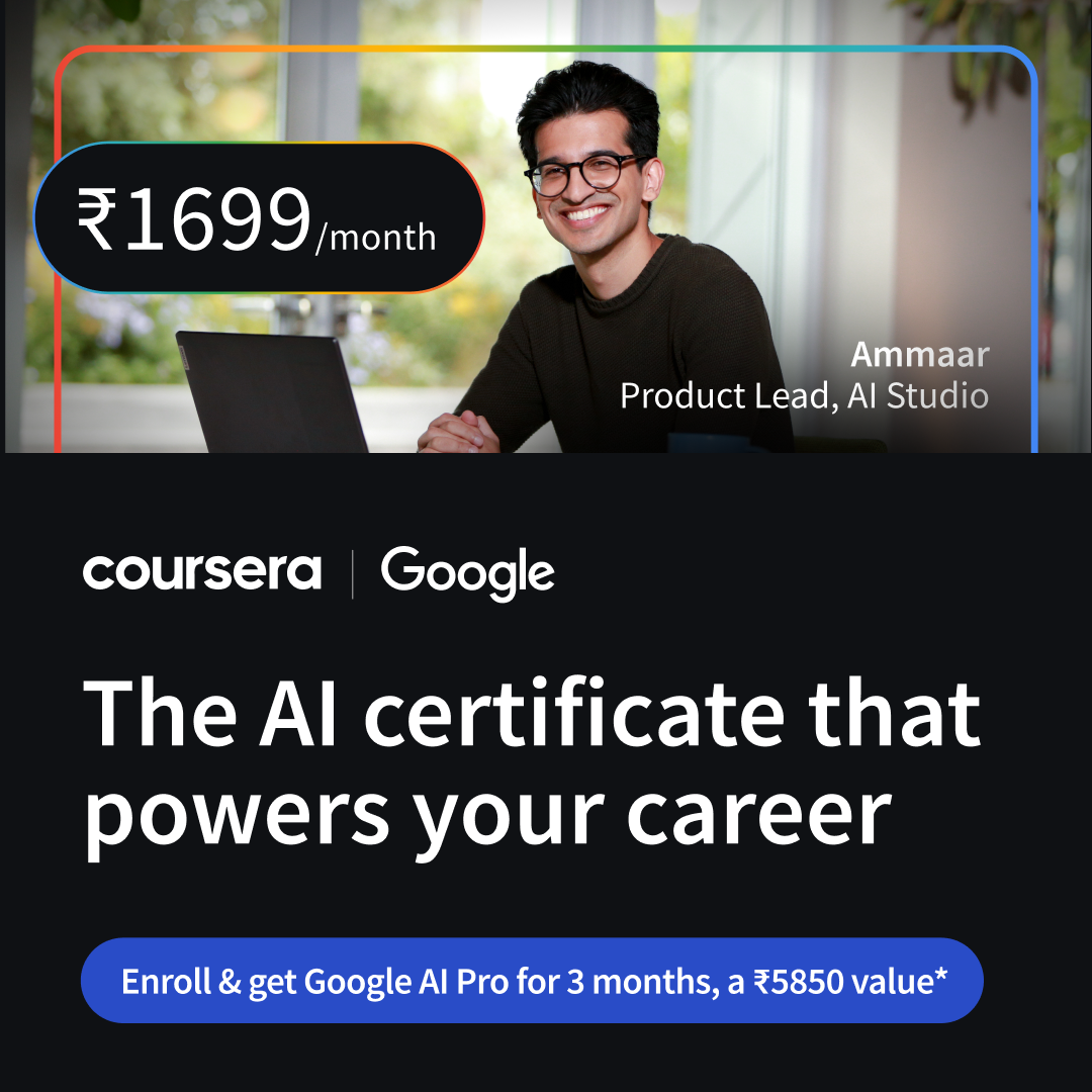 Coursera Facebook ad