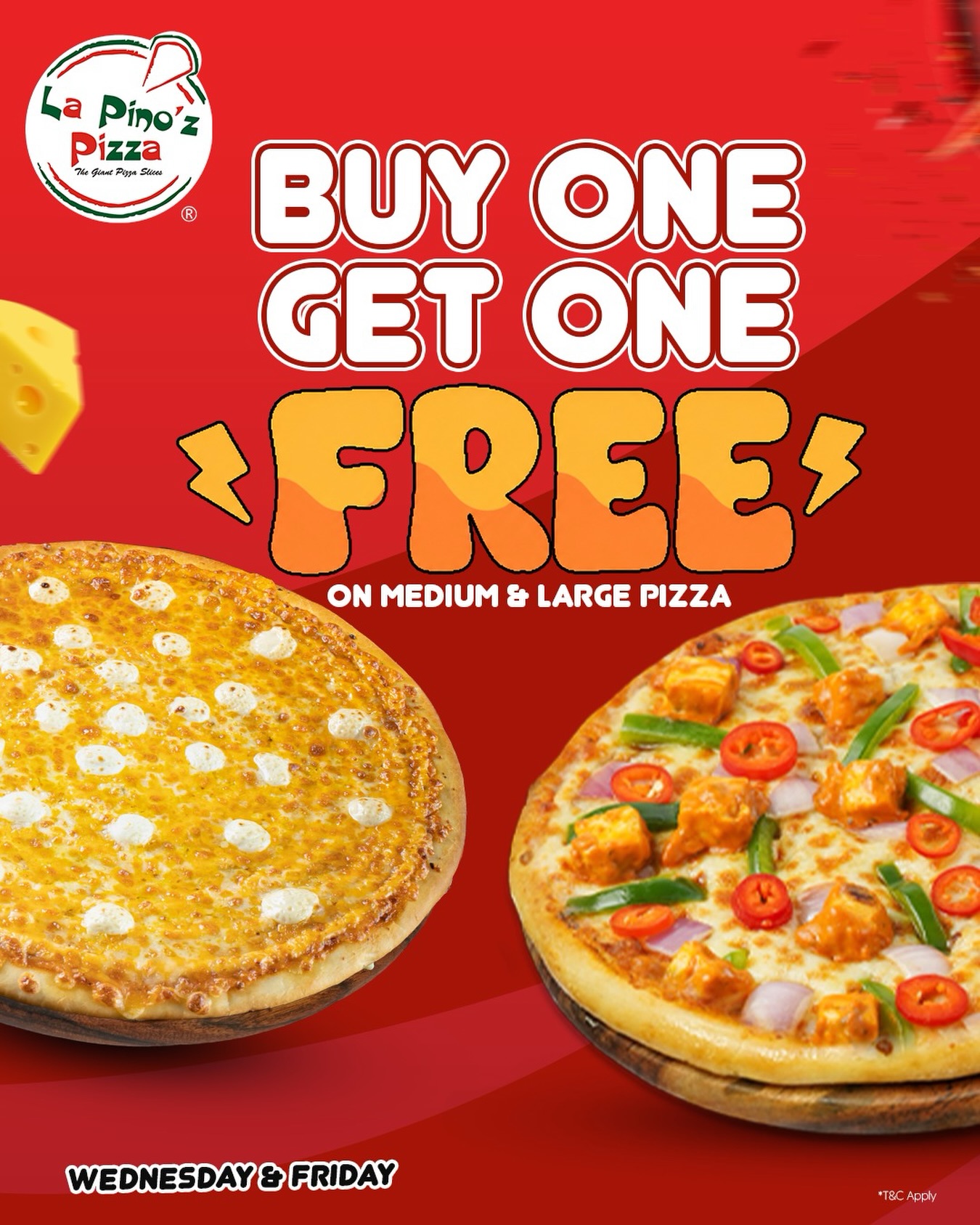 La Pino'z Pizza Facebook ad