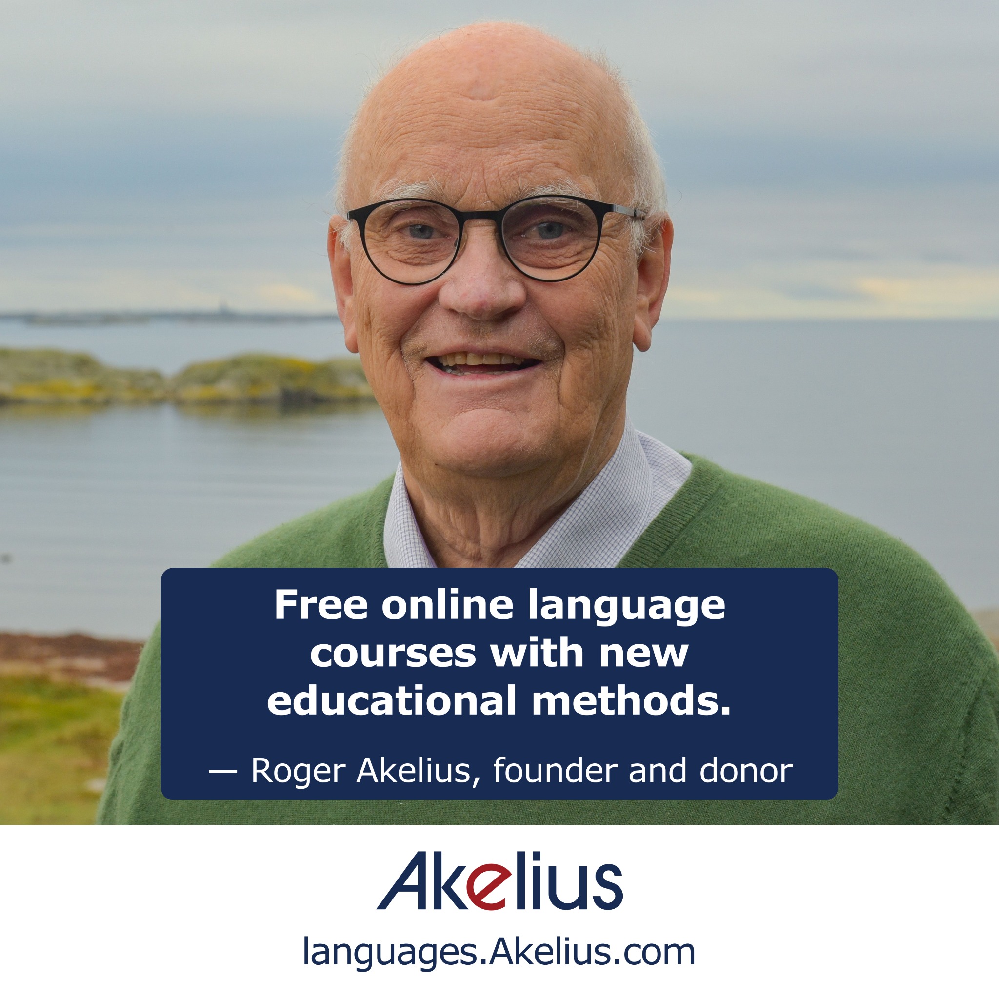 Akelius Languages Facebook ad