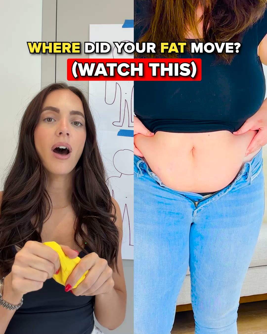 Bettervits Facebook ad: Your fat didn't disappear. It moved behind your belly…