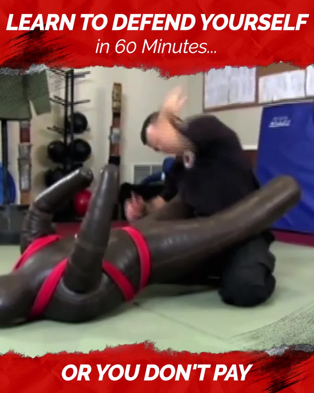 The Self Defense Company Facebook ad: Master The Art Of Self-Defense (In Real World Situations)