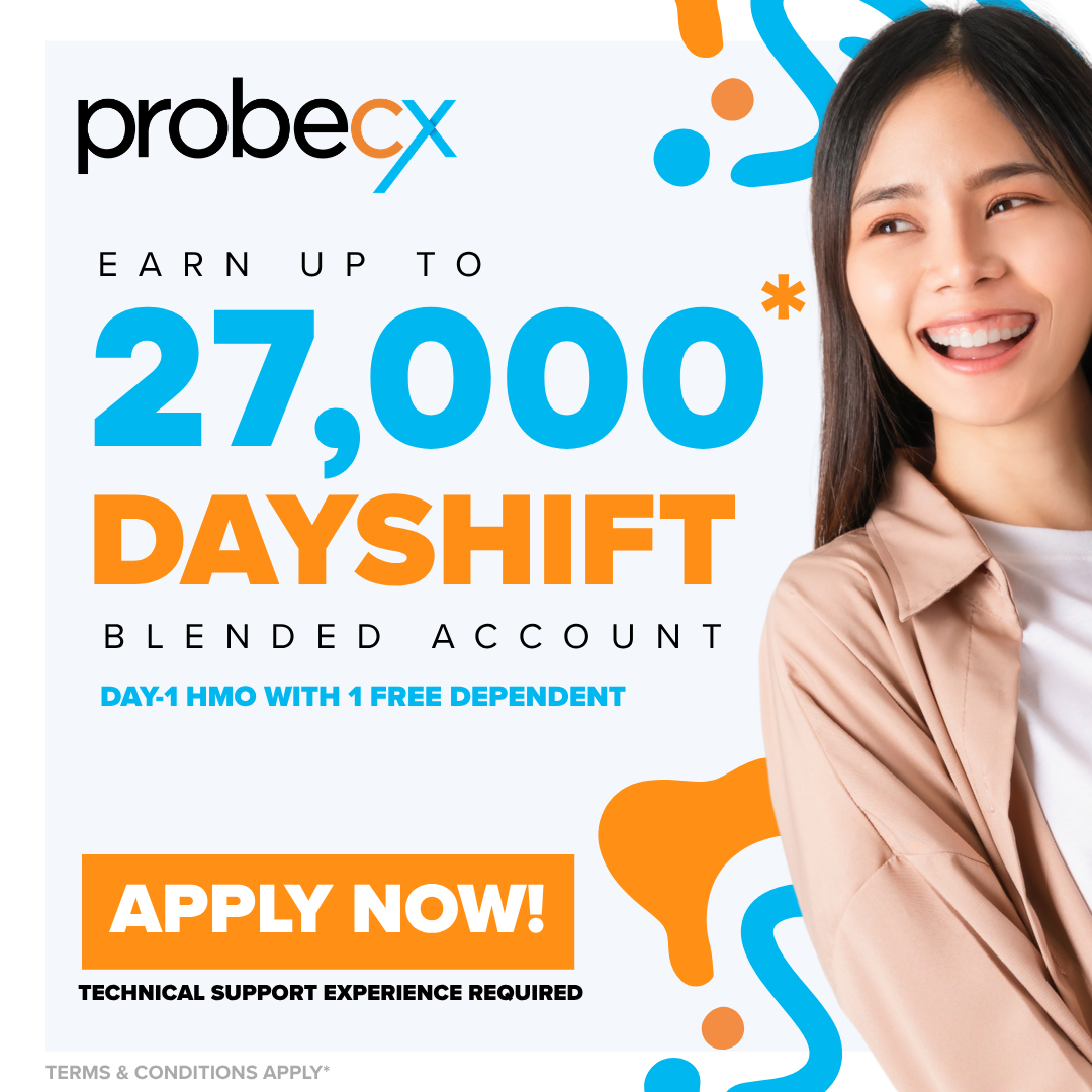 Probe CX Philippines Facebook ad