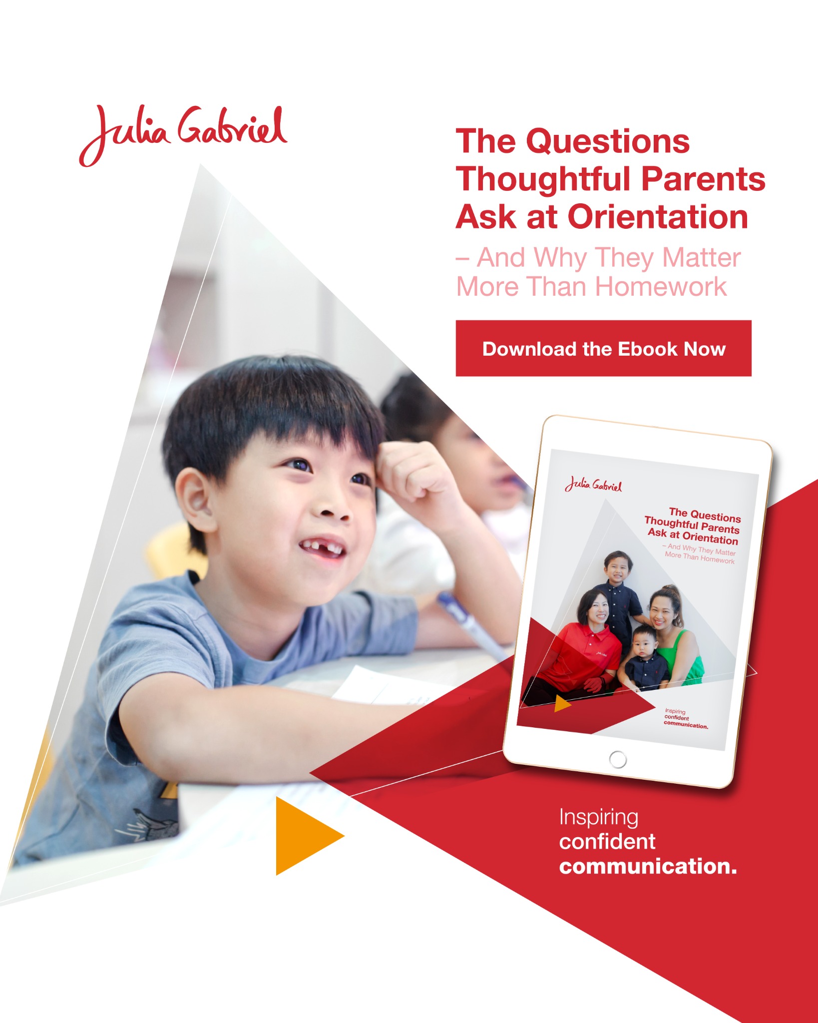 Julia Gabriel Centre Singapore Facebook ad
