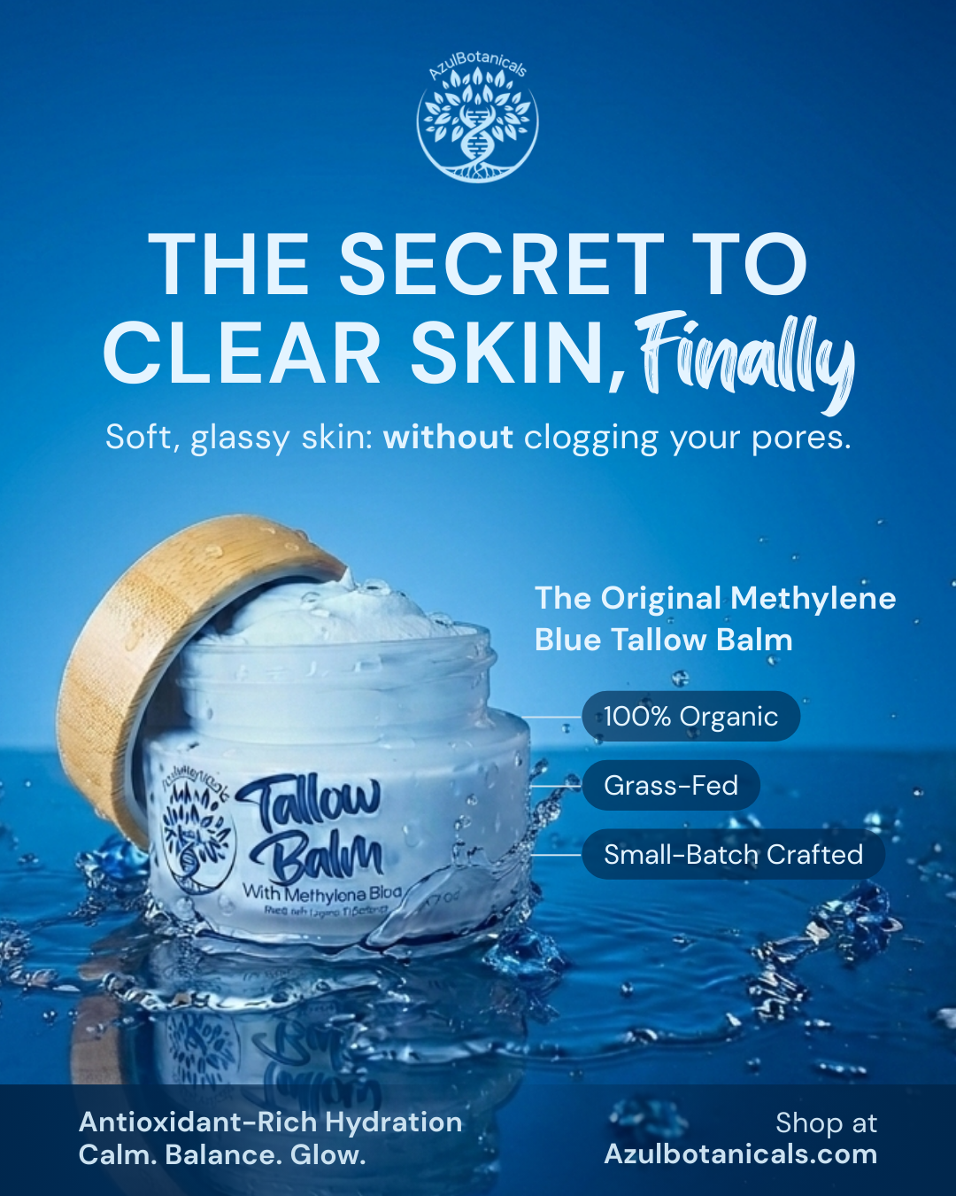 AzulBotanicals Facebook ad: It’s Time To Break Up With Your Old Skincare…