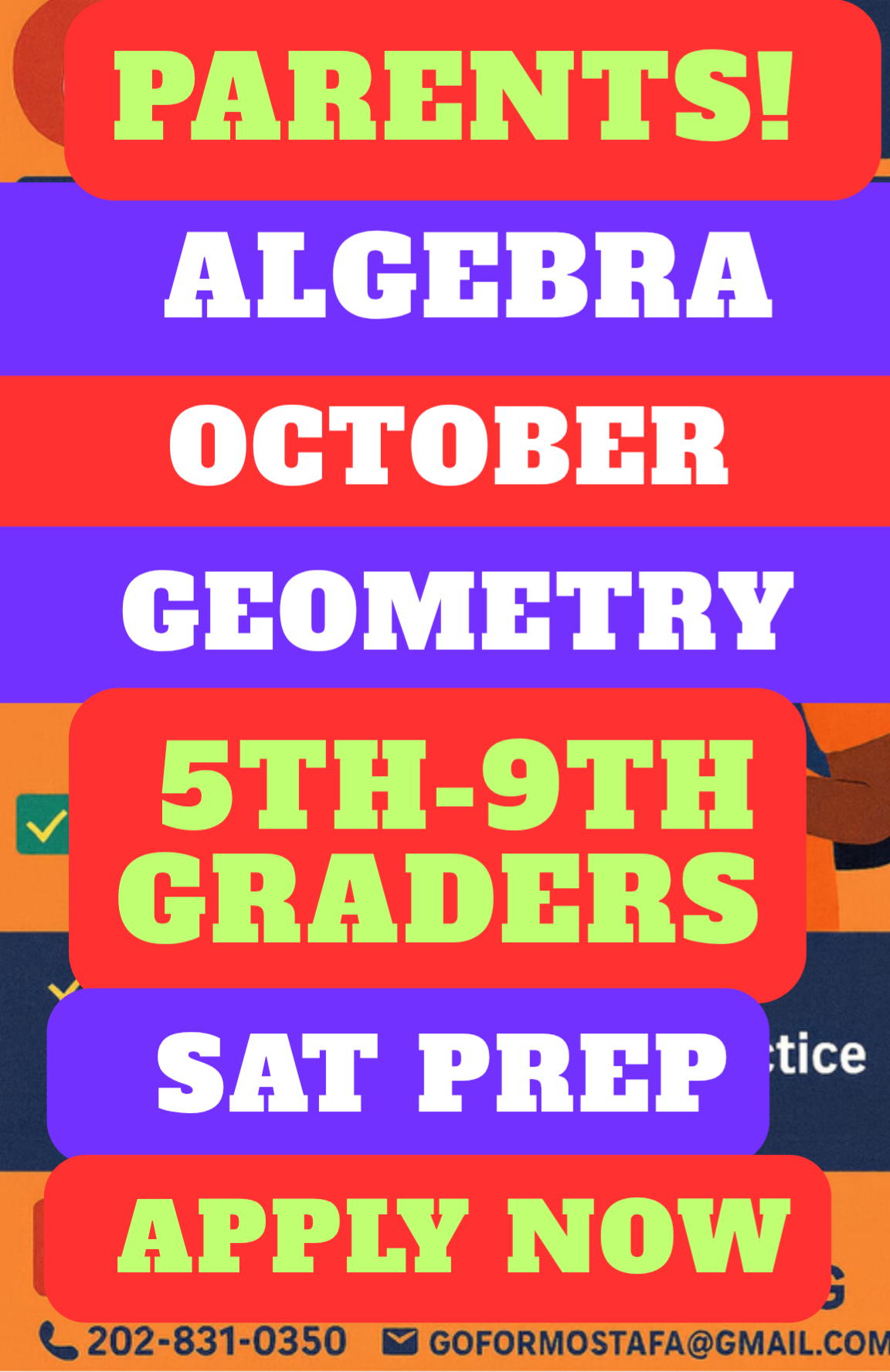 Ahmed Mostafa - Math Tutor by AMOS E-learning Facebook ad from Sep 30, 2026