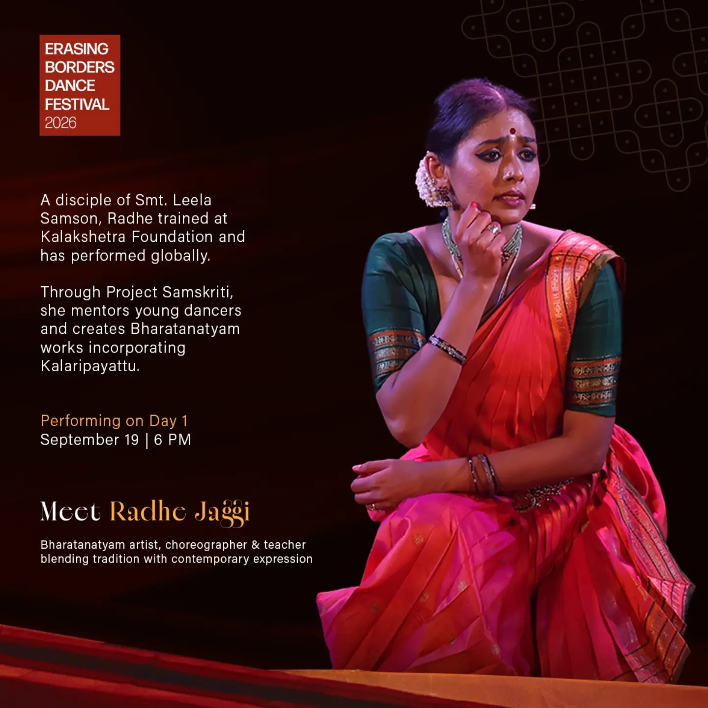 Indo-American Arts Council Facebook ad: Tickets | Erasing Borders Dance Festival 2026 | Box Office