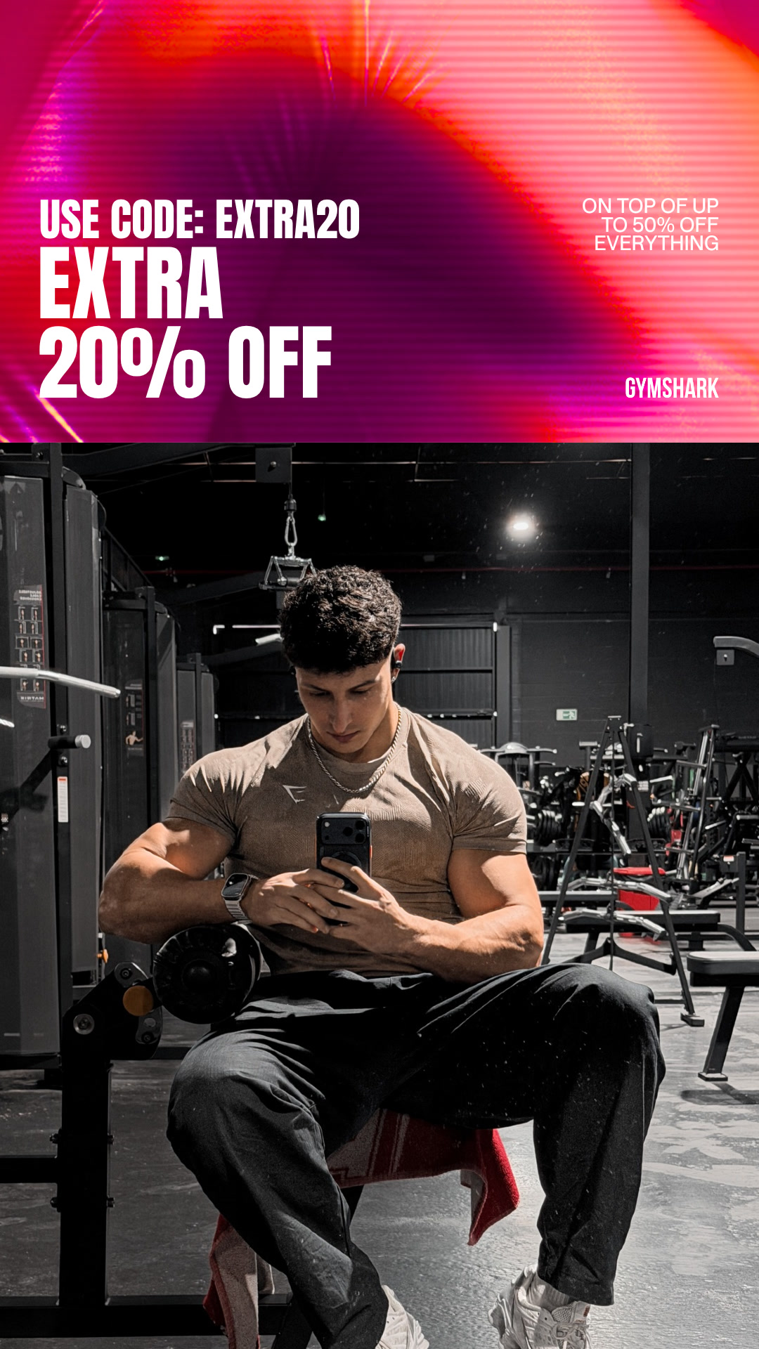 Gymshark Facebook ad