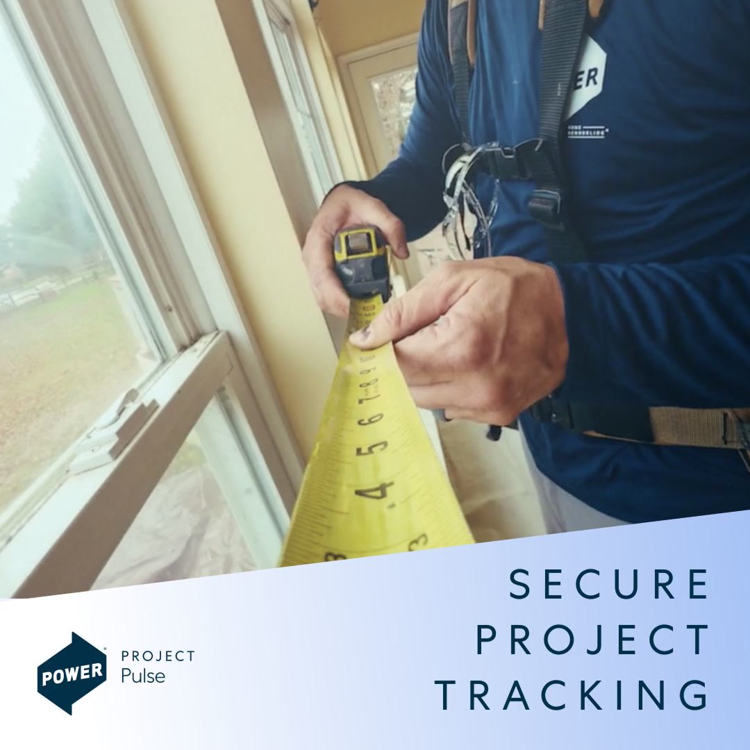Power Home Remodeling Facebook ad: Secure project tracking