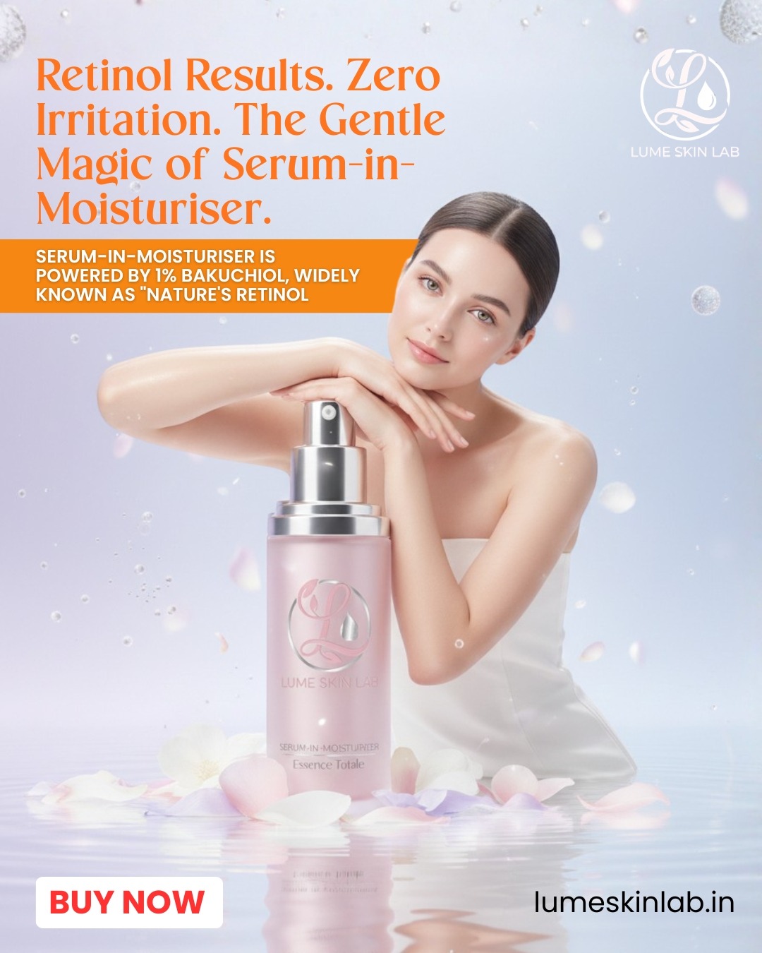 Lume Skin Lab Facebook ad: Retinol Results. Zero Irritation. The Gentle Magic of…