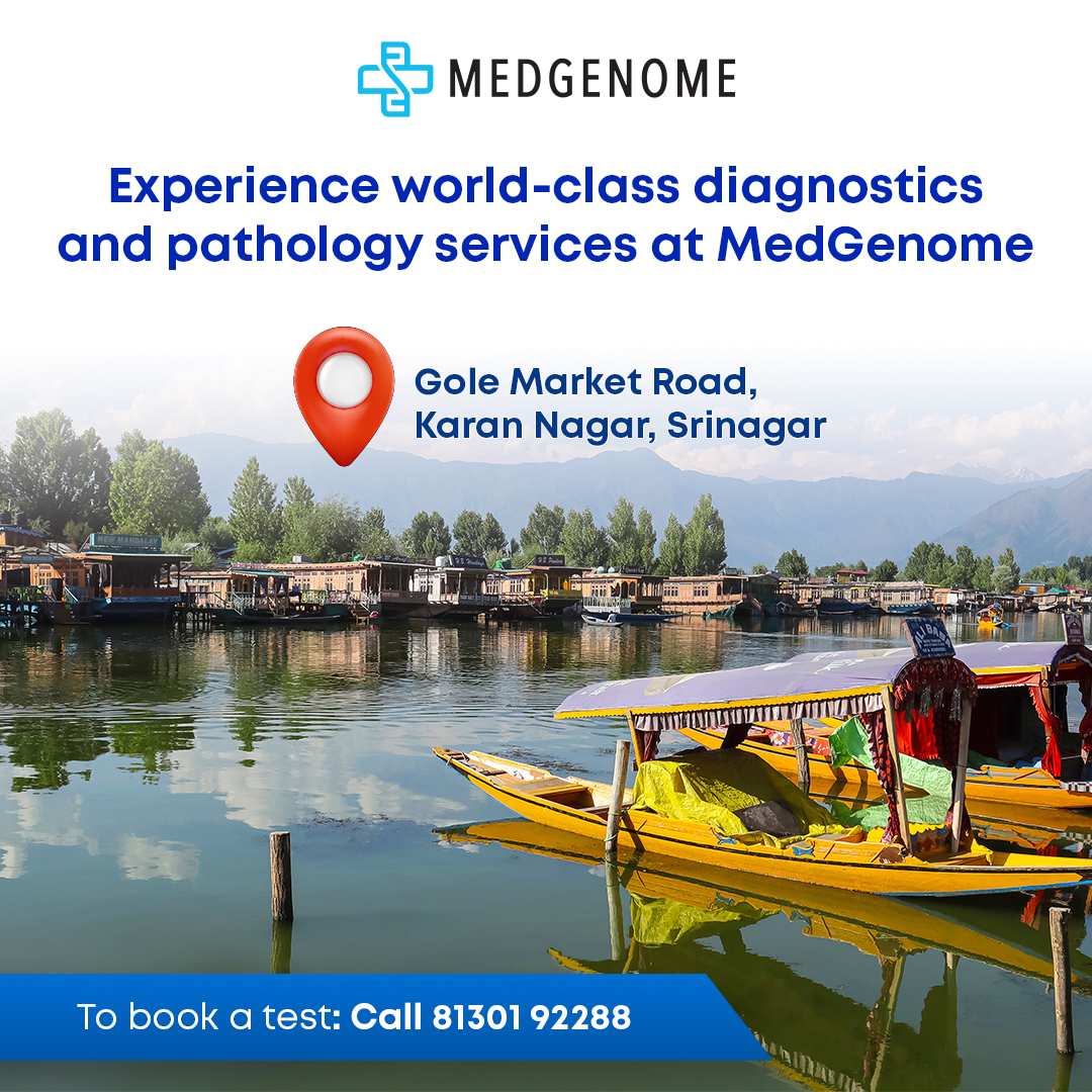 MedGenome Facebook ad: Book a free consultation today.