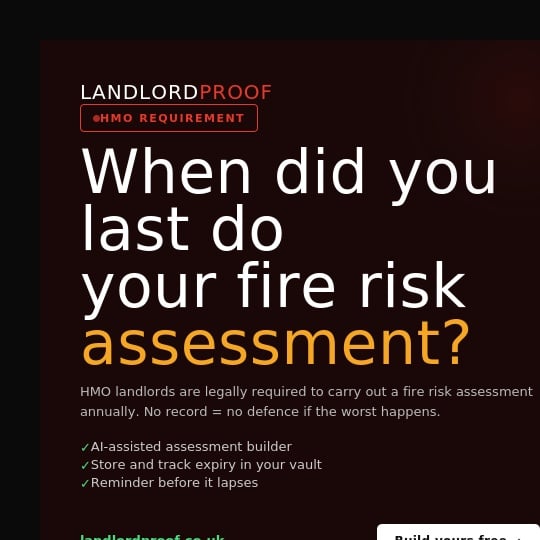 Landlord Proof Facebook ad