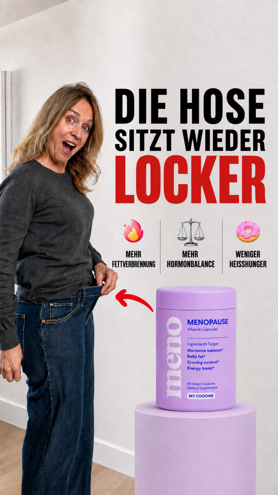 Menopause Weightloss Secrets Facebook ad