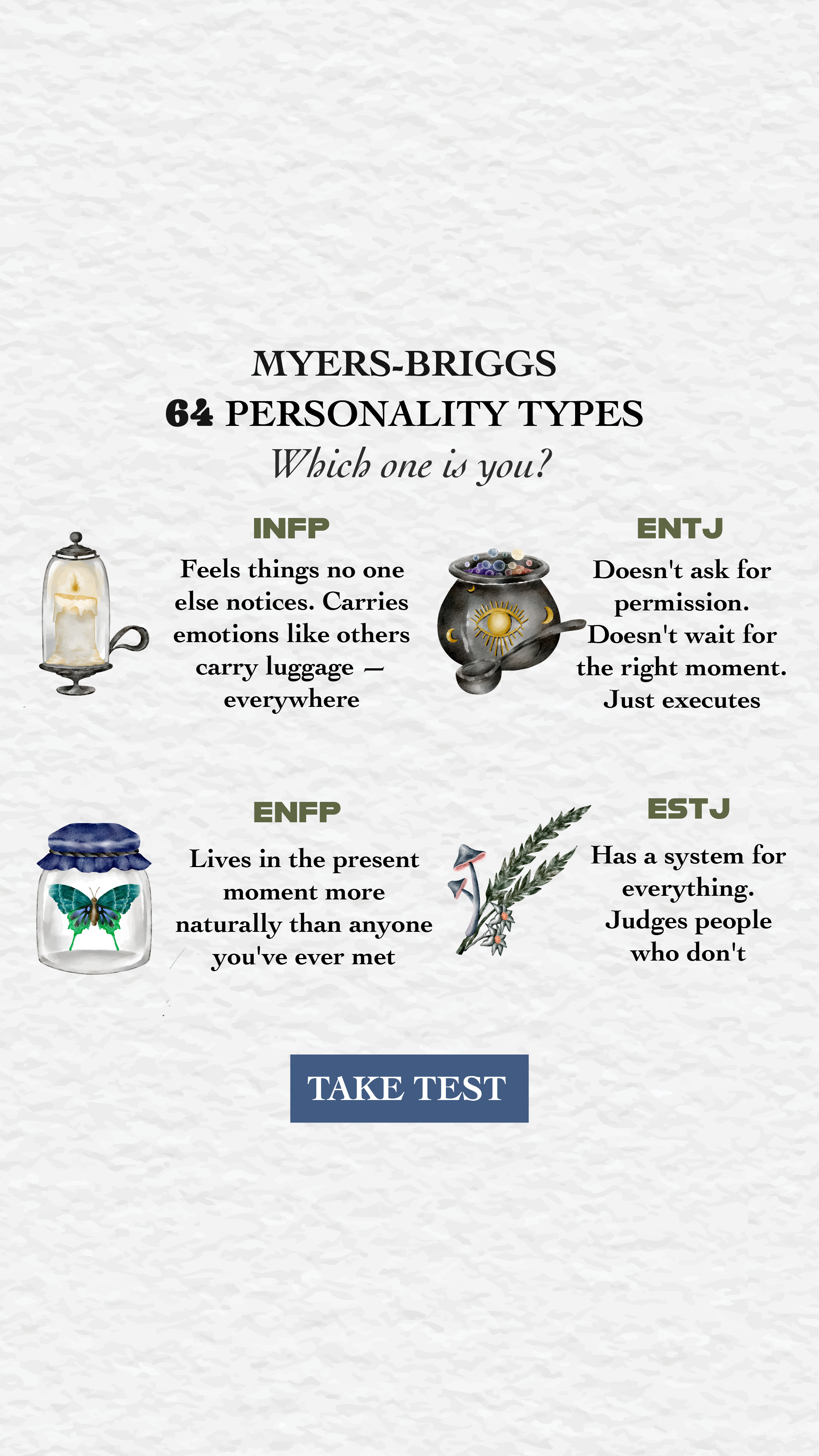 Personality Type Facebook ad