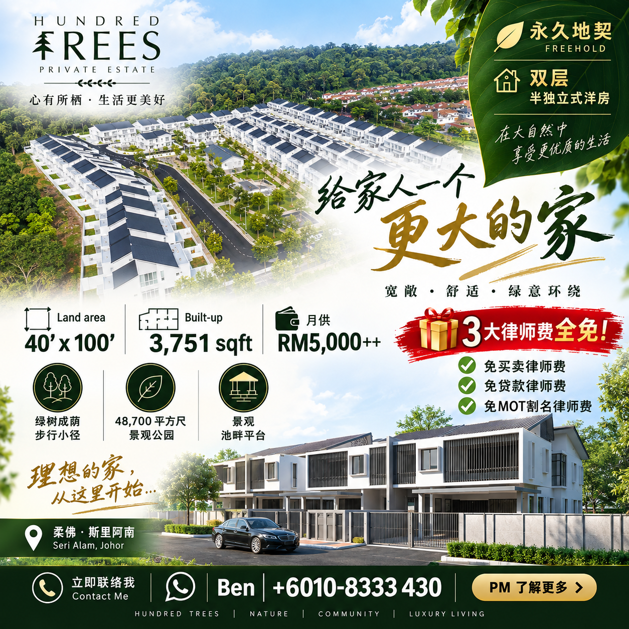 Johor Property Facebook ad