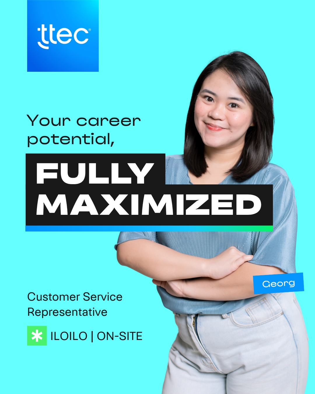 TTEC Philippines Facebook ad from Sep 10, 2026