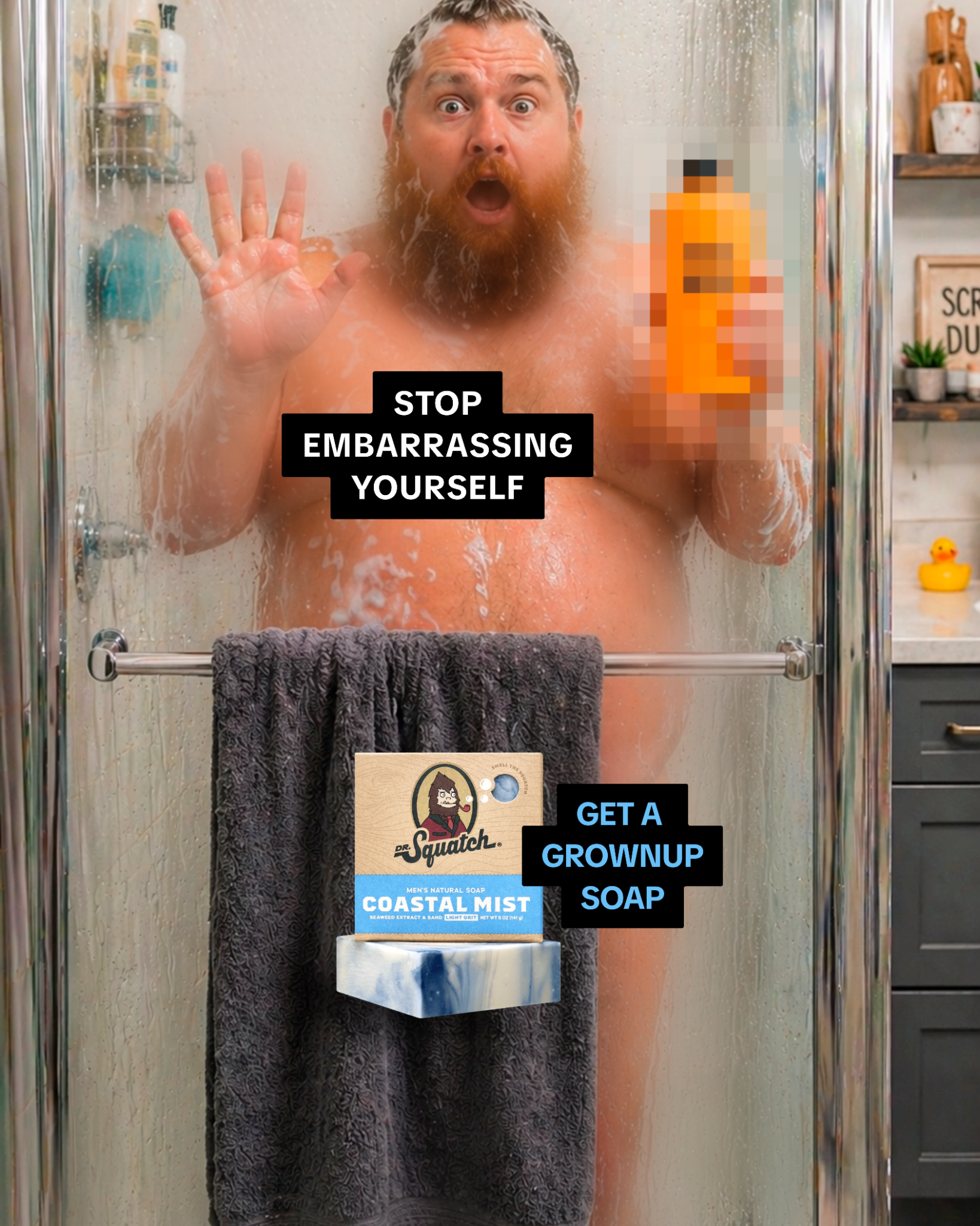 Dr. Squatch Facebook ad