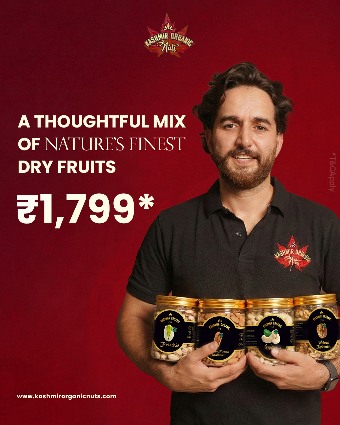 Kashmir organic nuts  Facebook ad