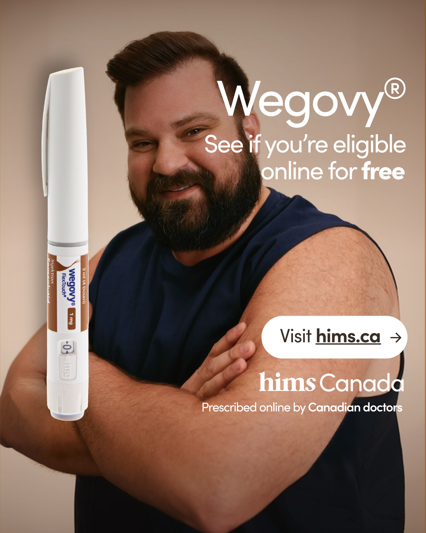 hims Facebook ad