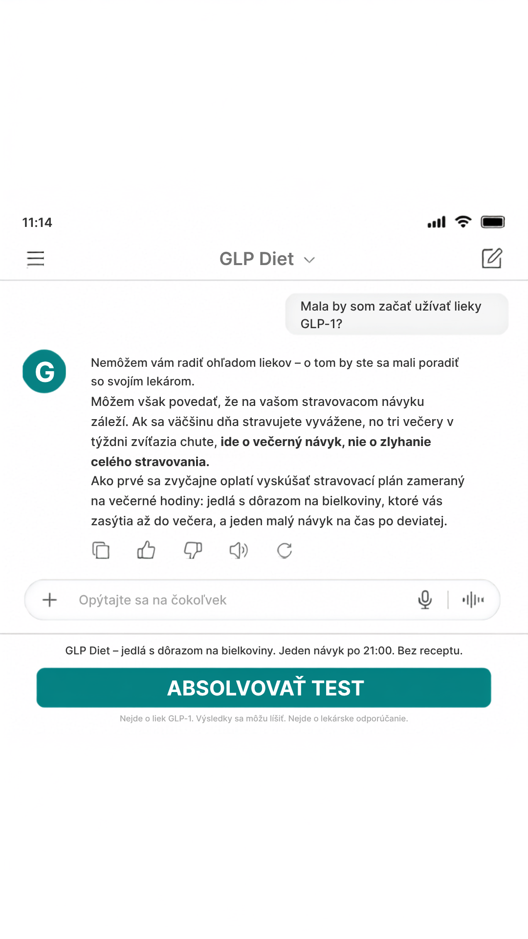 GLP Reset Program Facebook ad