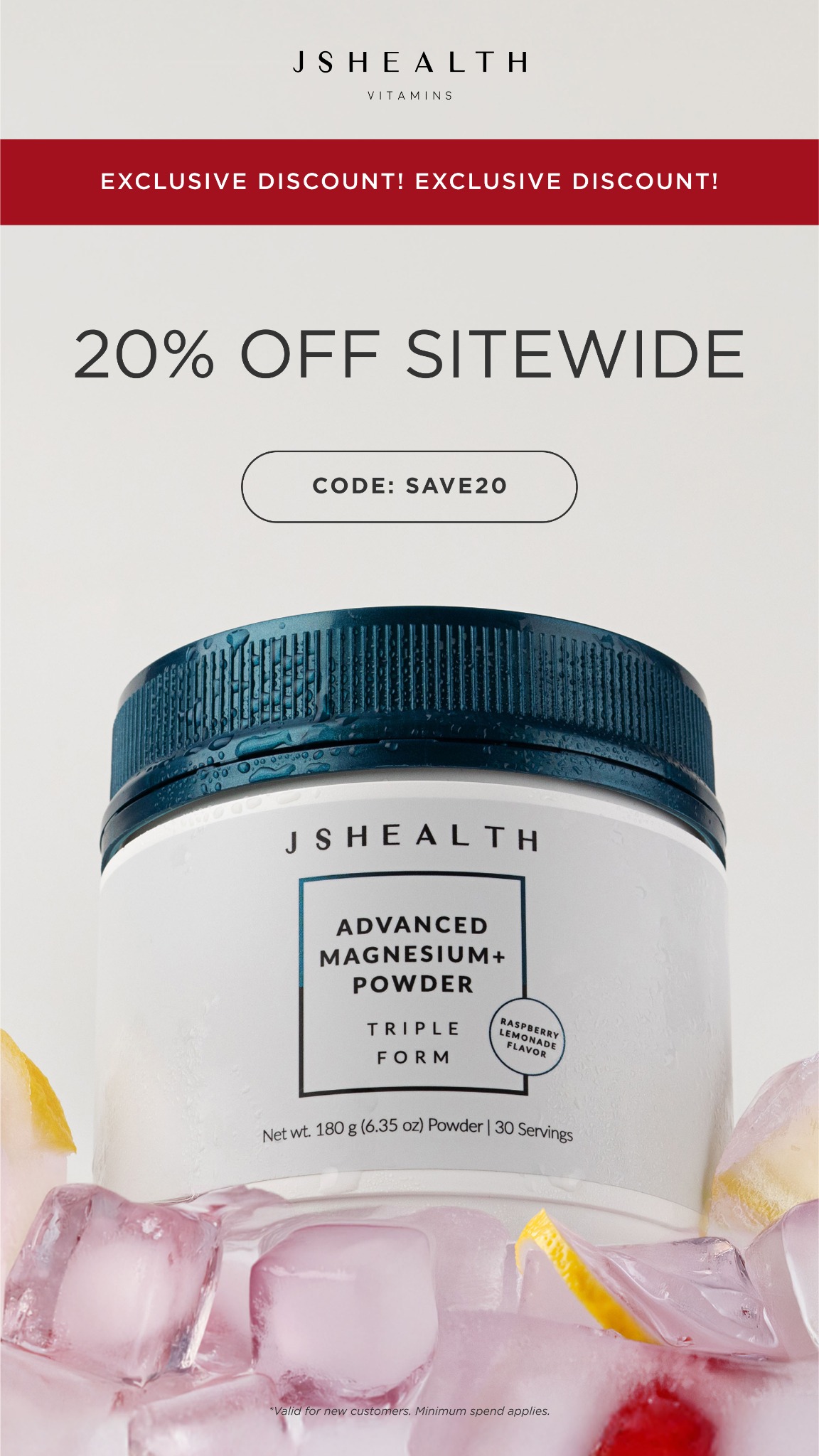 JSHealth Vitamins Wellness Facebook ad