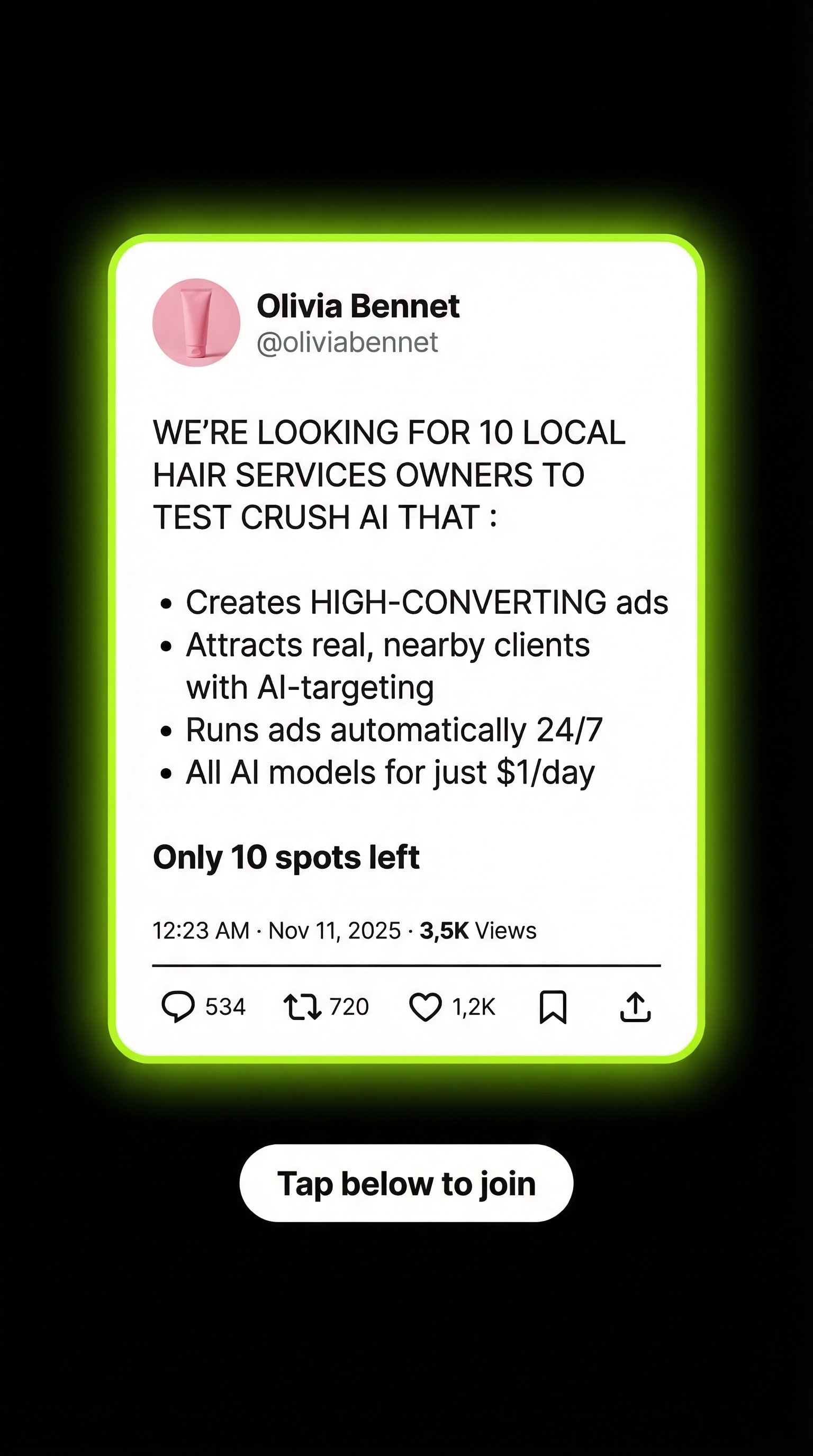Mike Johnson - AI Marketing Facebook ad