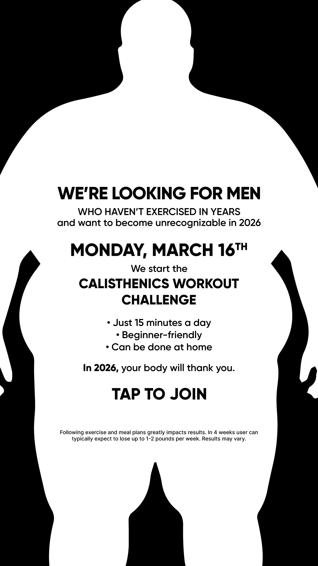 BetterMe Men Facebook ad