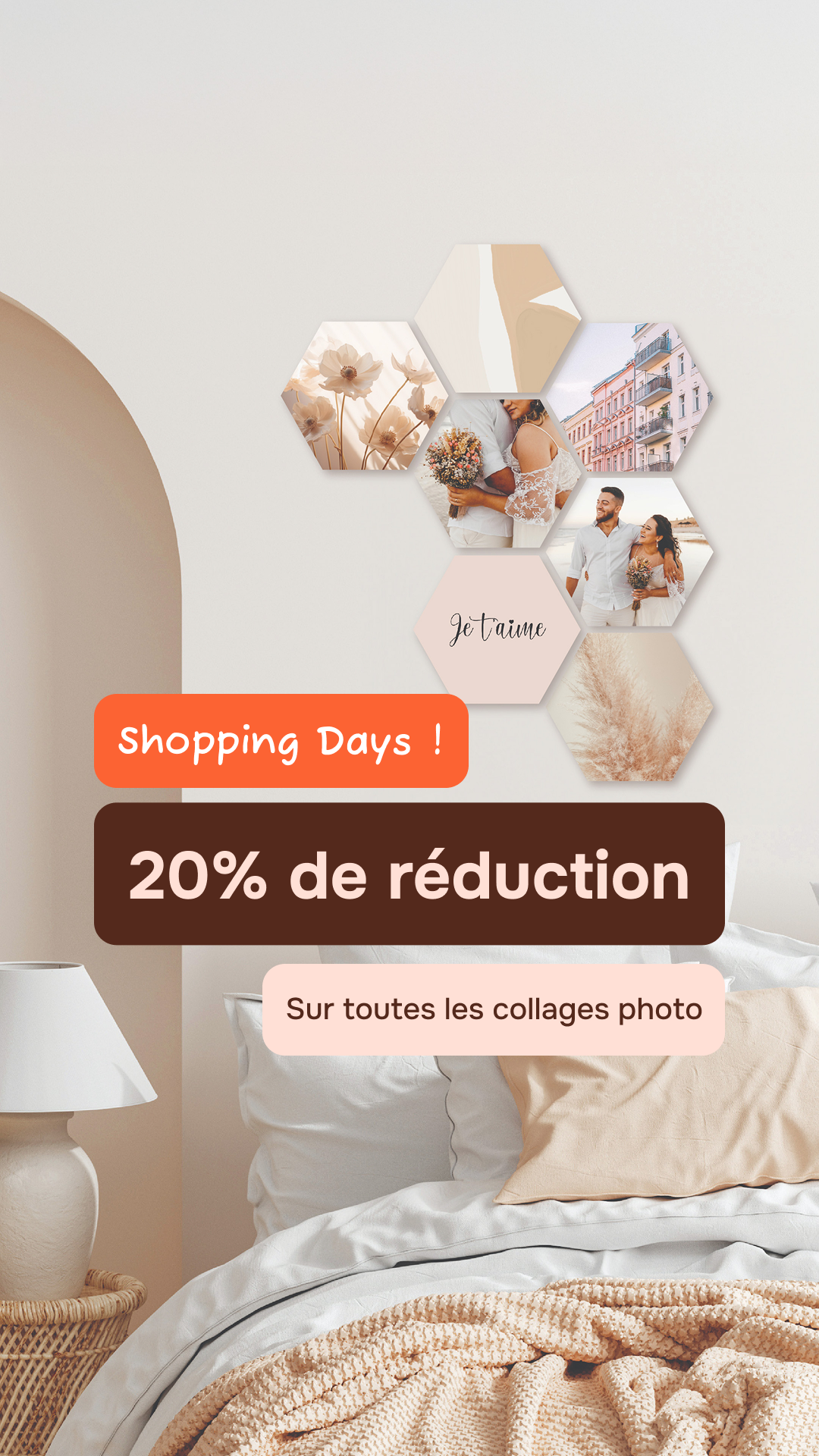 Modulari Facebook ad: Votre collage photo maintenant à -20%