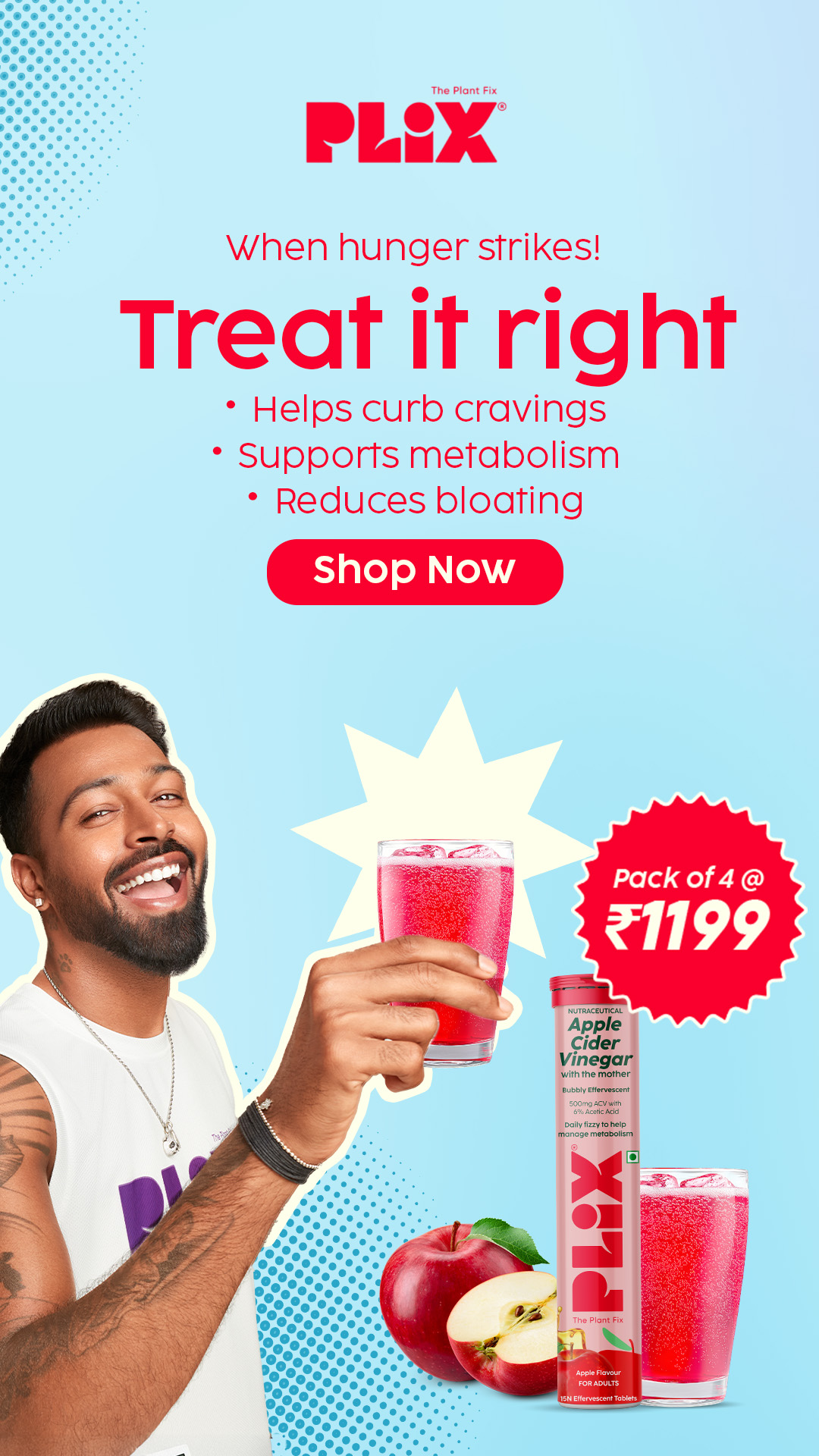 Hardik Pandya Facebook ad